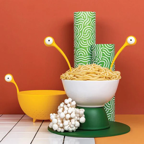 Pasta Monsters Servers | Googly-Eyed Spoon and Fork Set - Image 5