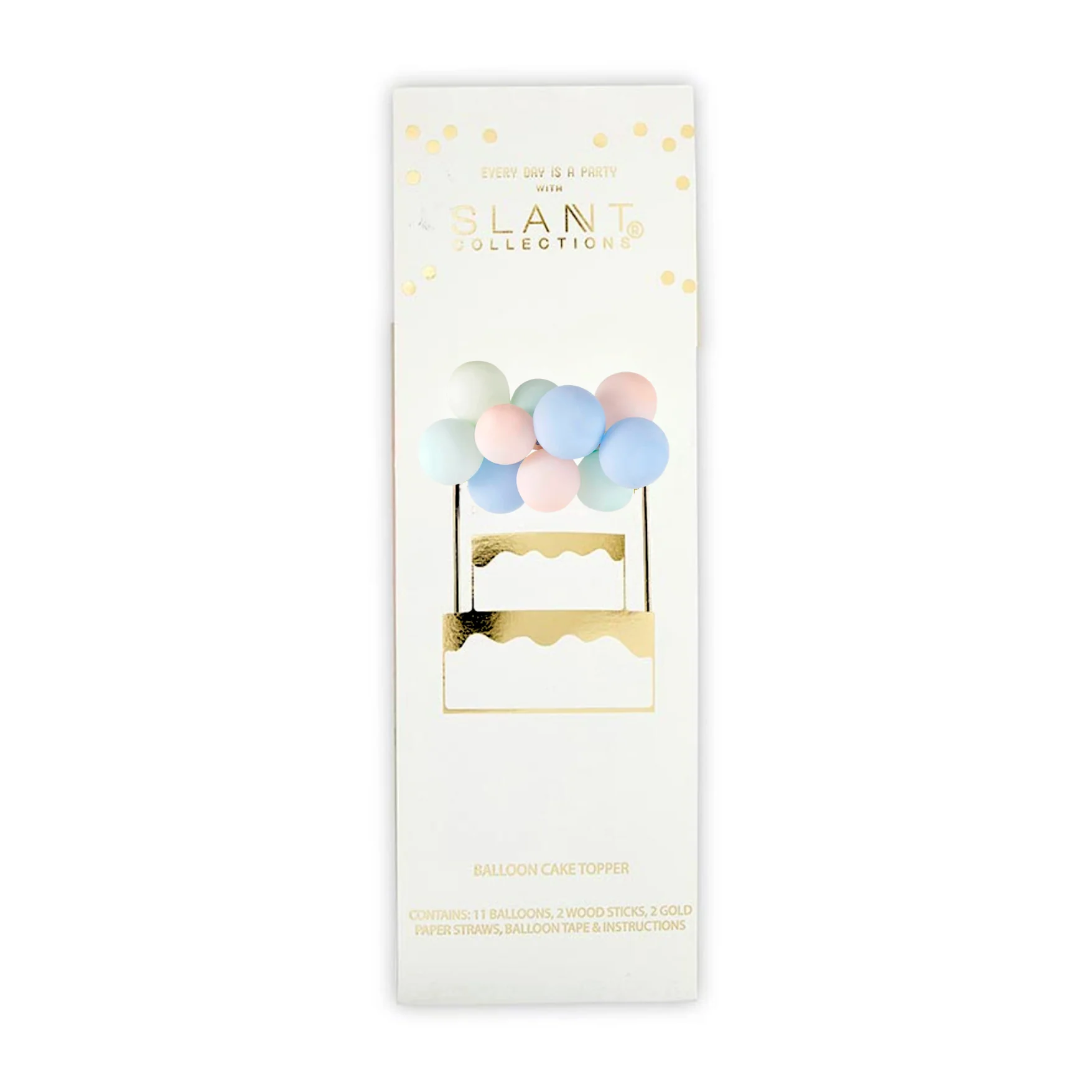 Pastel Balloon Cake Topper | Mini Balloon Garland Cake Decoration - Image 3