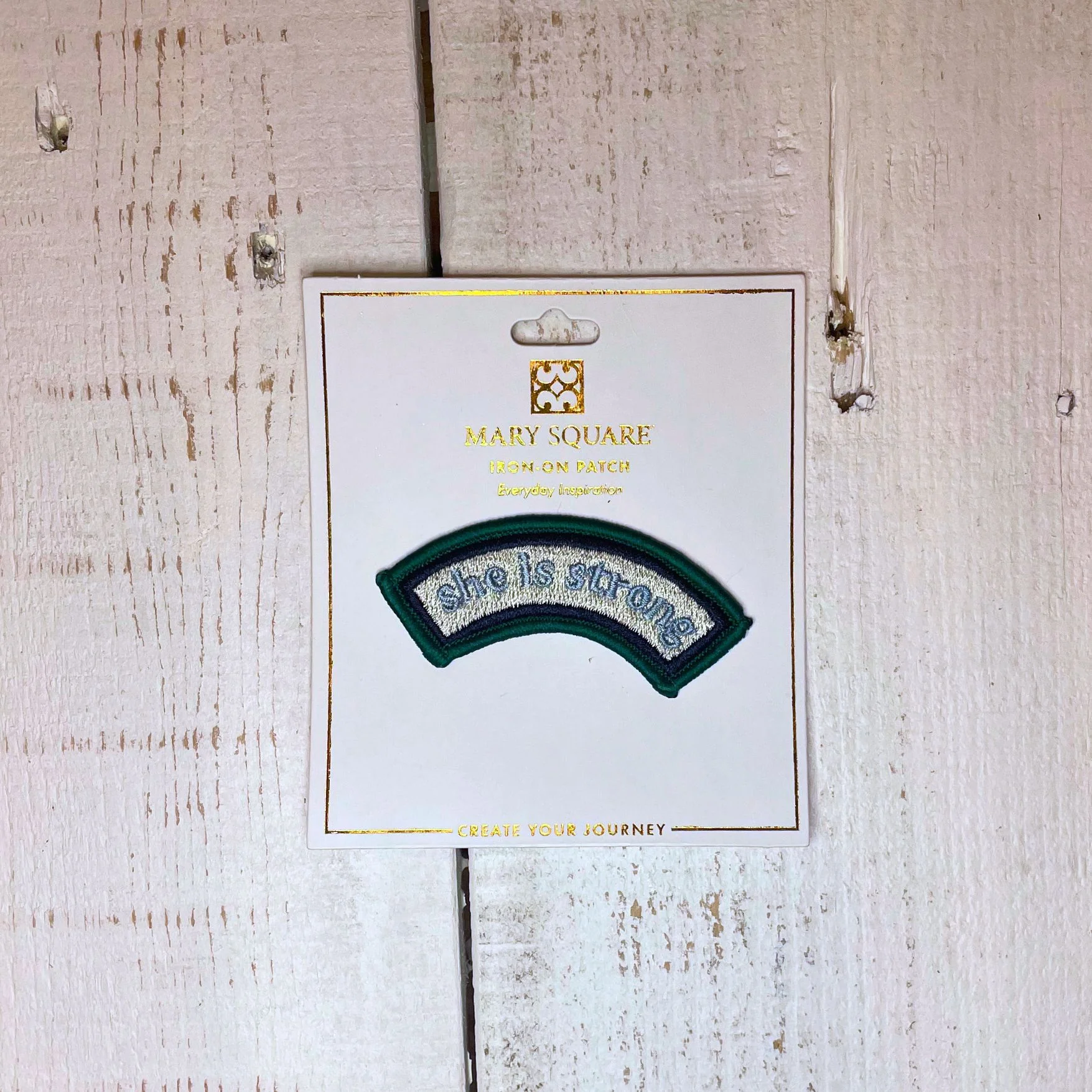 She is Strong Embroidered Iron-On Patch | Heat-seal Patches Accessories - Image 4