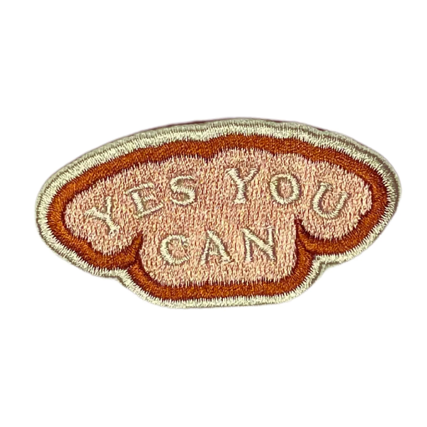 Yes You Can Embroidered Iron-On Patch | Heat-seal Patches Accessories - Image 2