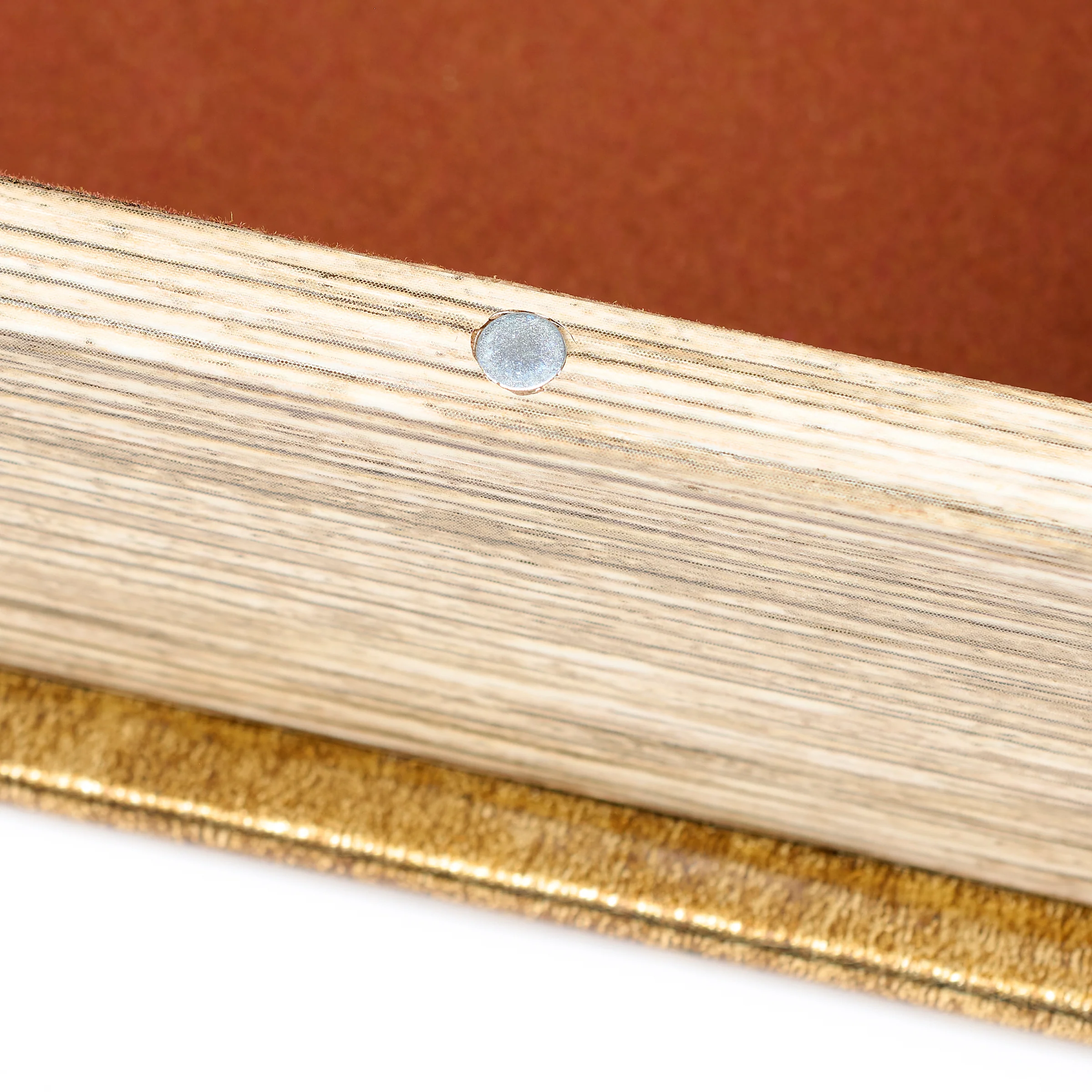 Peacock Metallic Gold Vintage Book Box | Faux Leather Wrap Book Shaped Storage Stash Trinket Box - Image 6