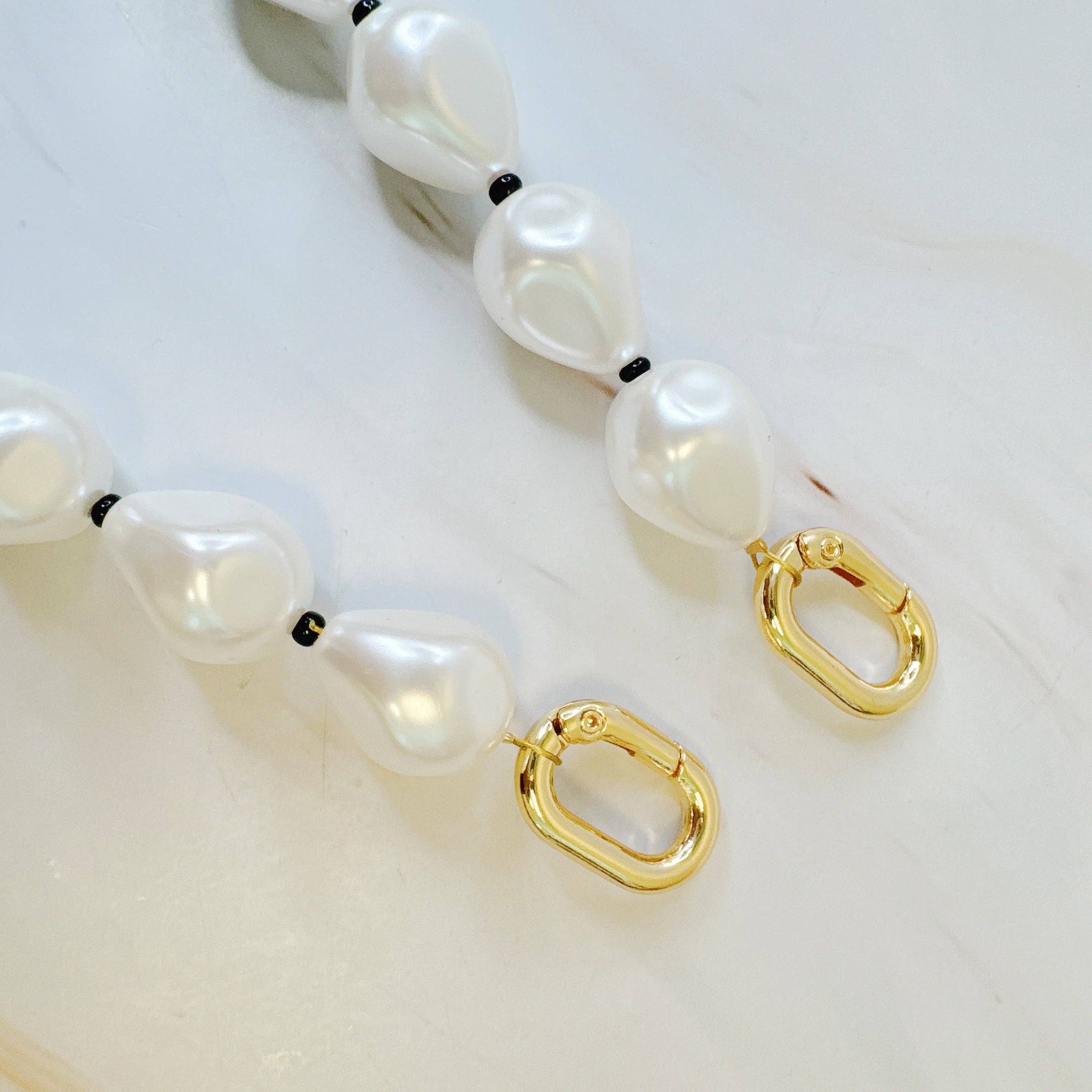 Pearl and Bead Bag Charm - Image 3