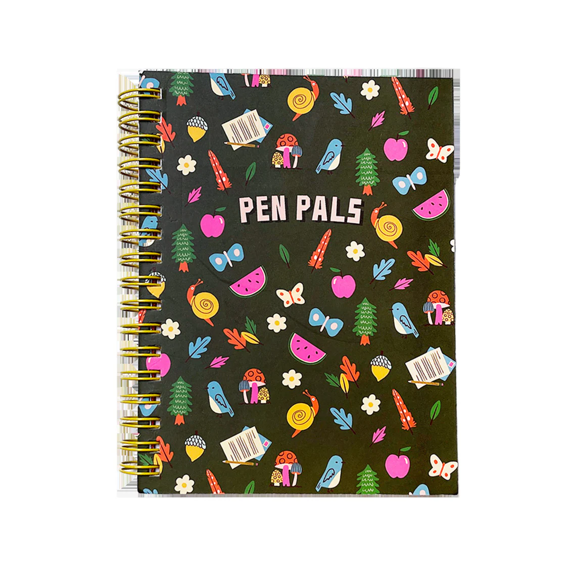Pen Pals Address Book | Spiral Bound Contacts Directory Book | 8.25'' x 6.25'' - Image 2