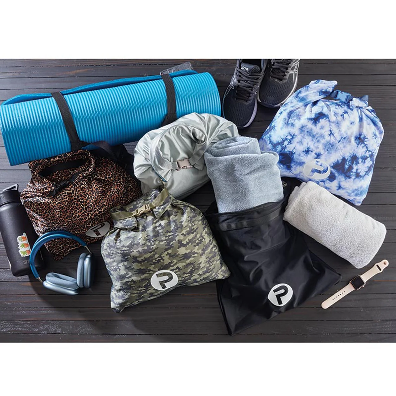 Performance Fitness Bag | Waterproof Nylon Gym & Swim Bag | 14.56 x 15.55” - Image 4