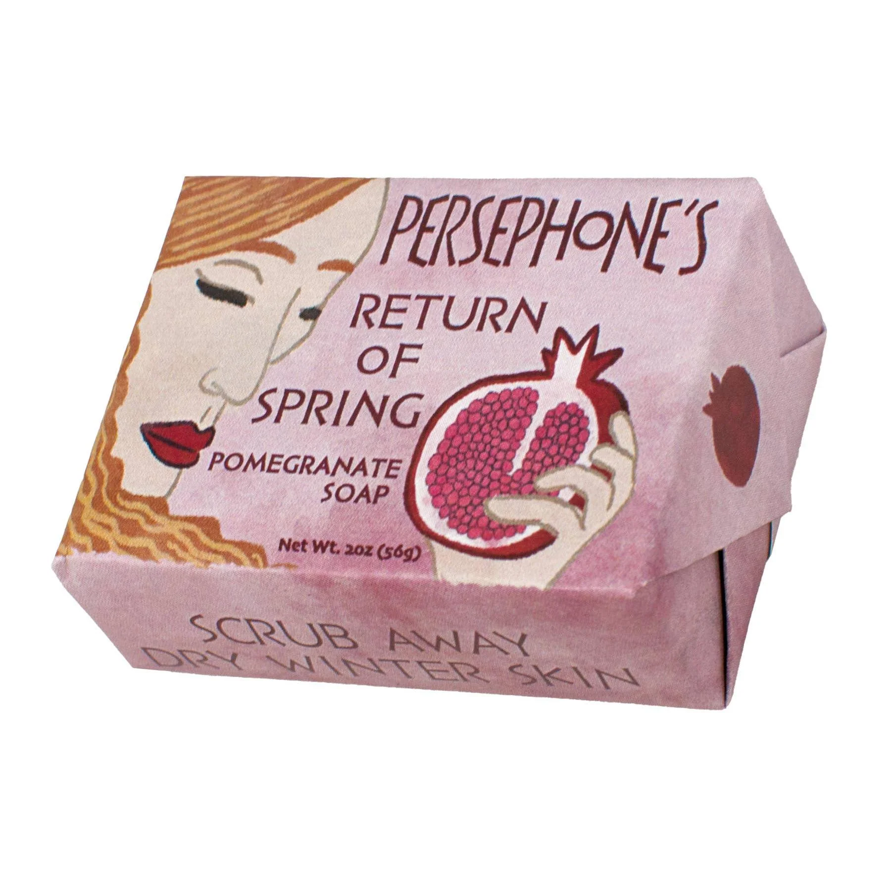 Persephone’s Return of Spring Mini Bar Soap | Pomegranate Exfoliating Soap - Image 2