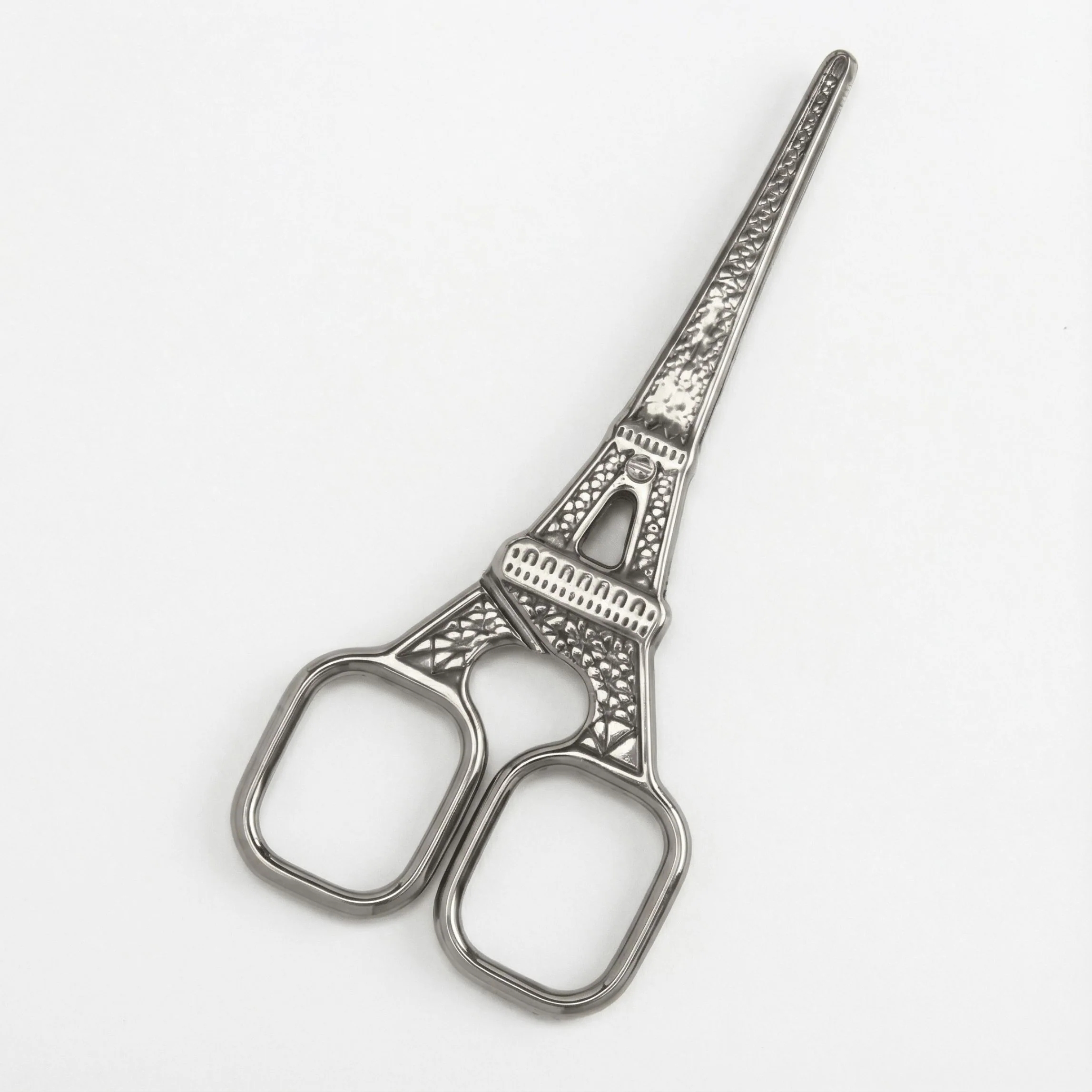 Petite Eiffel Tower Mini Scissors in Silver | 4.25" - Image 4