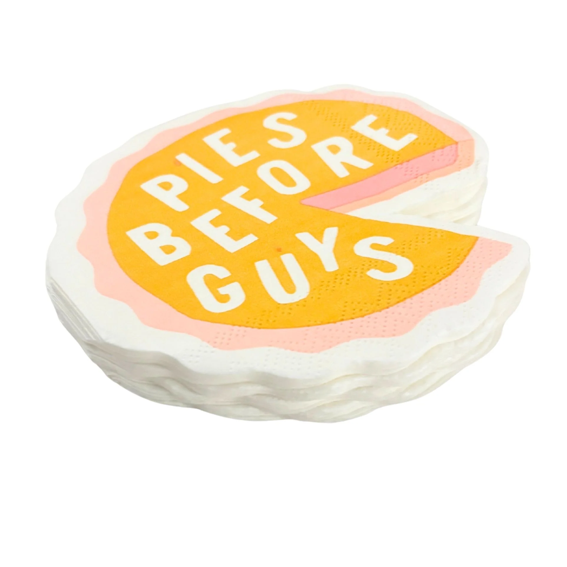 Pies Before Guys Die-Cut Party/Beverage/Cocktail Napkins - Image 4