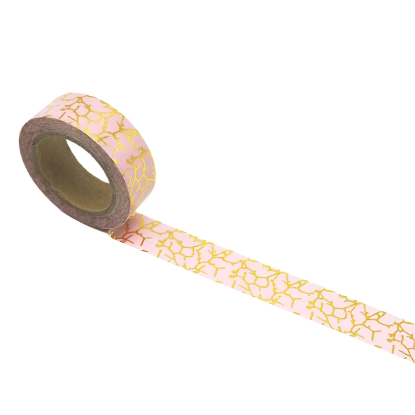 Pink and Gold Filament Washi Tape | Gift Wrapping and Craft Tape