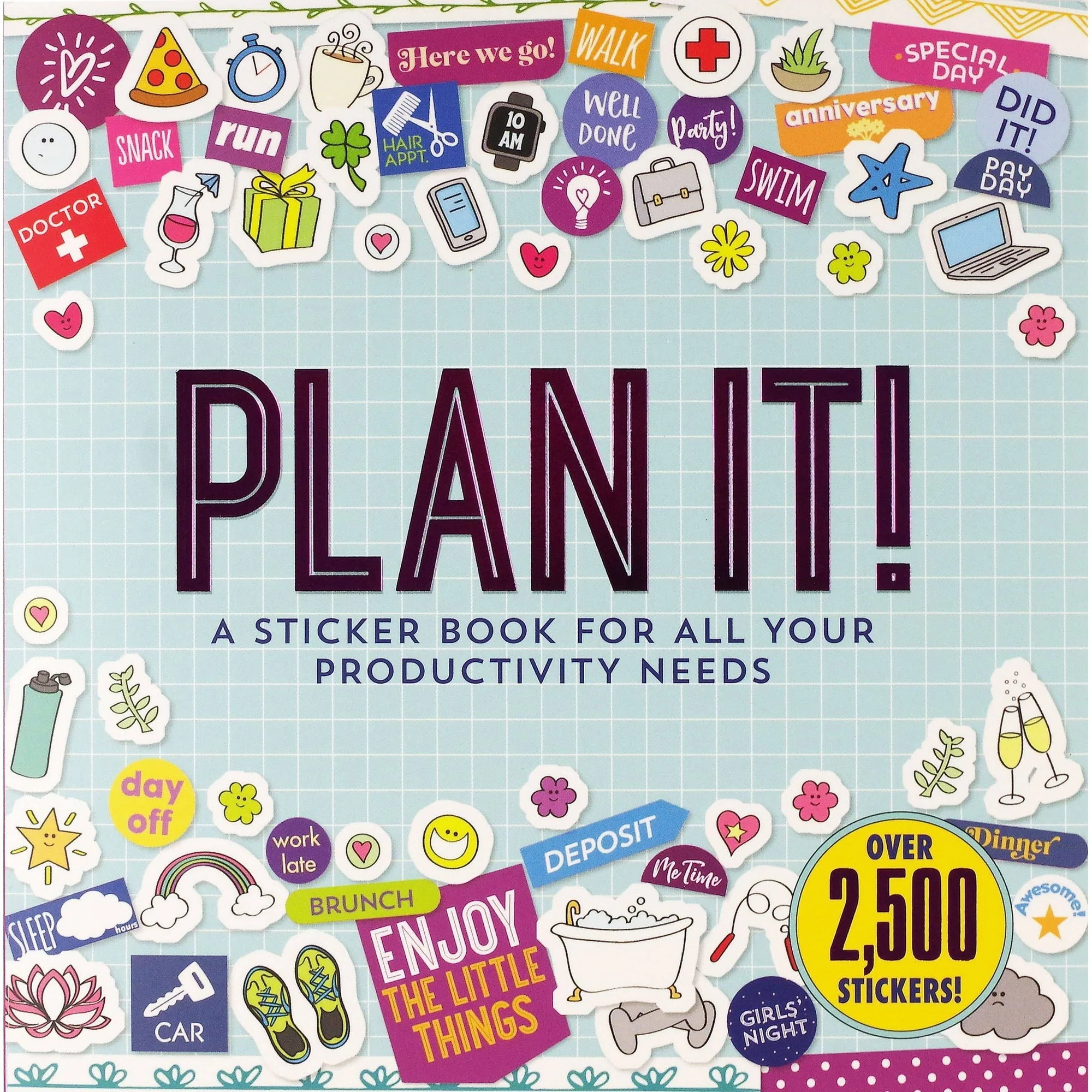 Plan It! A Sticker Book for All Your Productivity Needs | Decals Organizational Book - Image 11