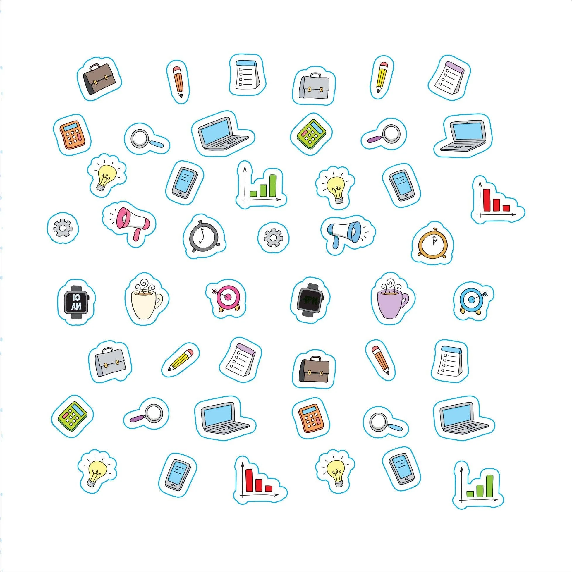 Plan It! A Sticker Book for All Your Productivity Needs | Decals Organizational Book - Image 5
