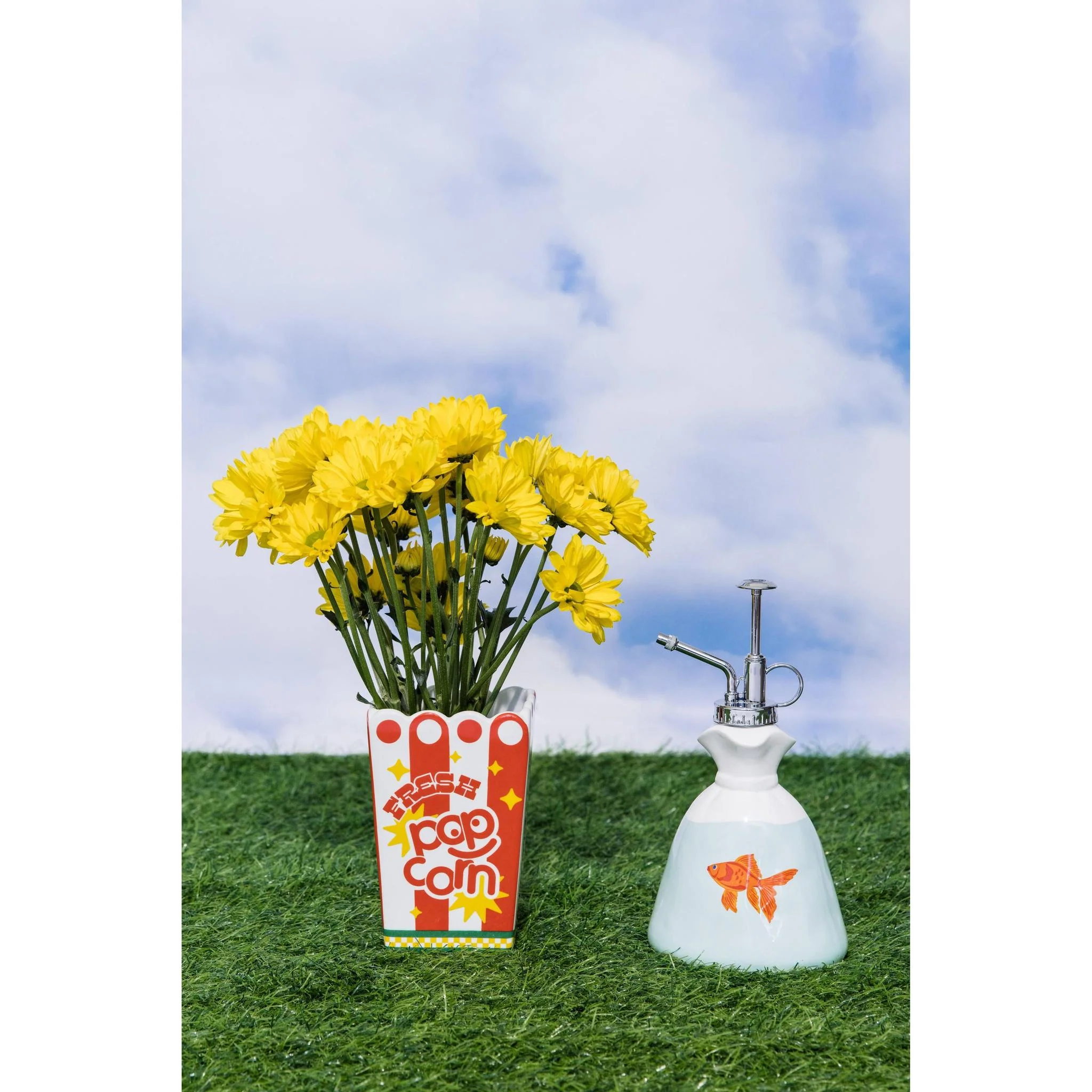 Ban.do Plant Mister, Fish in a Bag Ceramic Plant Spray Bottle | Sprinkling Watering Pot Jug - Image 3