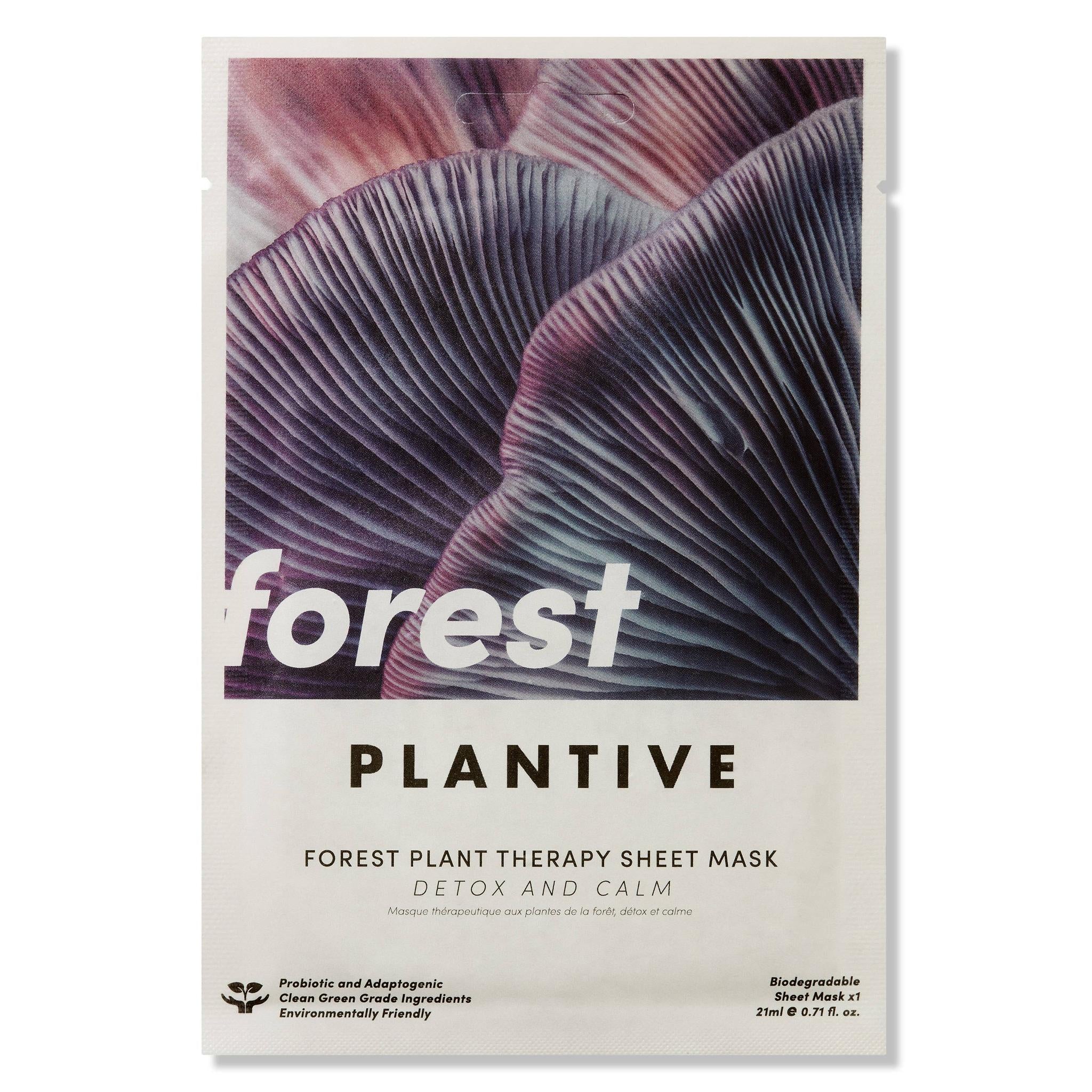 Plantive Forest Plant Therapy Biodegradable Face Sheet Mask | Vegan South Korean Skincare - Image 2
