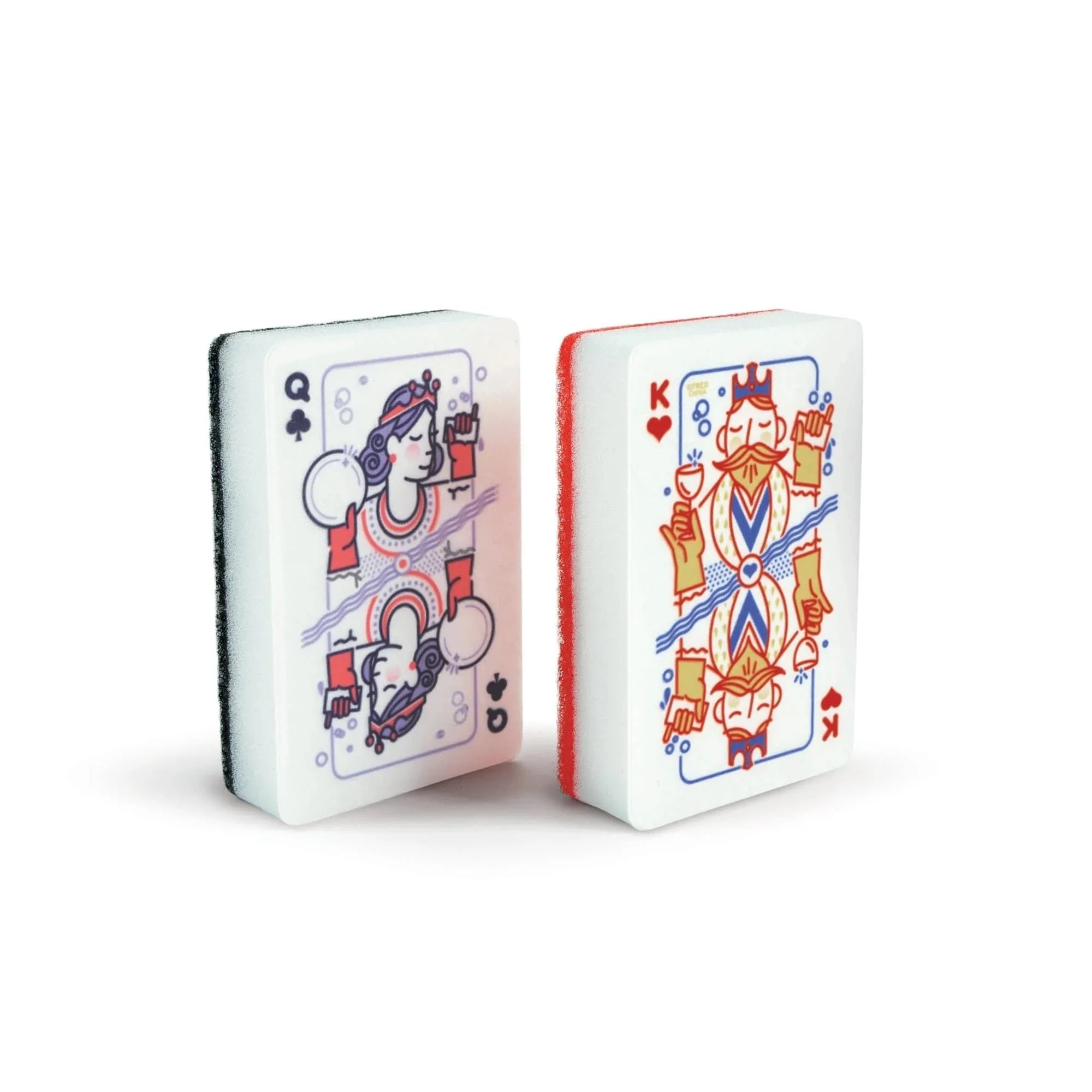 Clean House Playing Card Kitchen Sponges | Set of 4 - Image 4