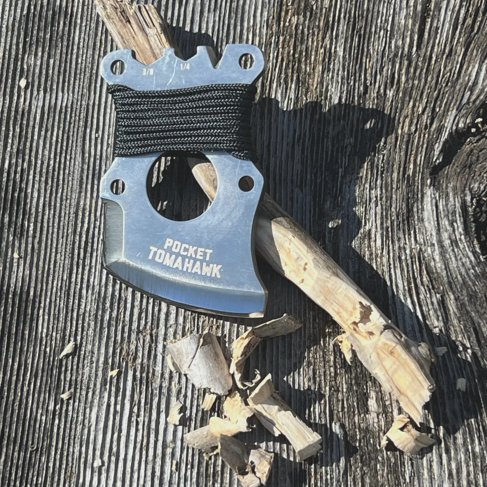 Adventure Card Pocket Tomahawk | Credit Card Size Survival Axe and Knife Tool | Gift for Men - Image 3