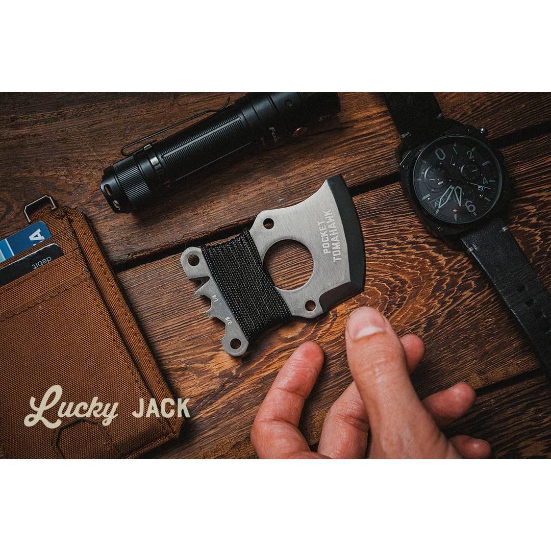 Adventure Card Pocket Tomahawk | Credit Card Size Survival Axe and Knife Tool | Gift for Men - Image 4
