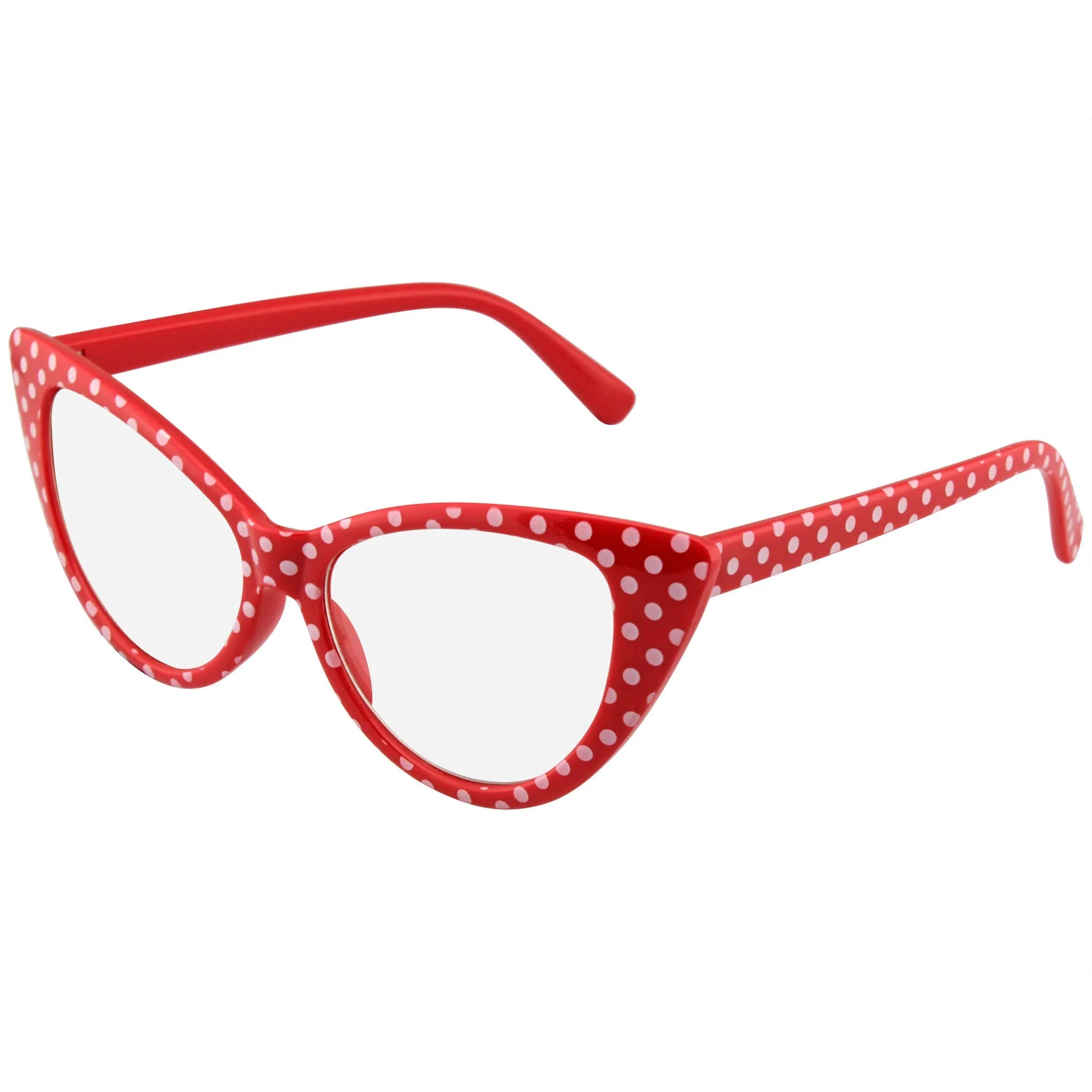 Polka Dot Super Cat Eye Glasses | Vintage Inspired Fashion Eyewear - Image 7