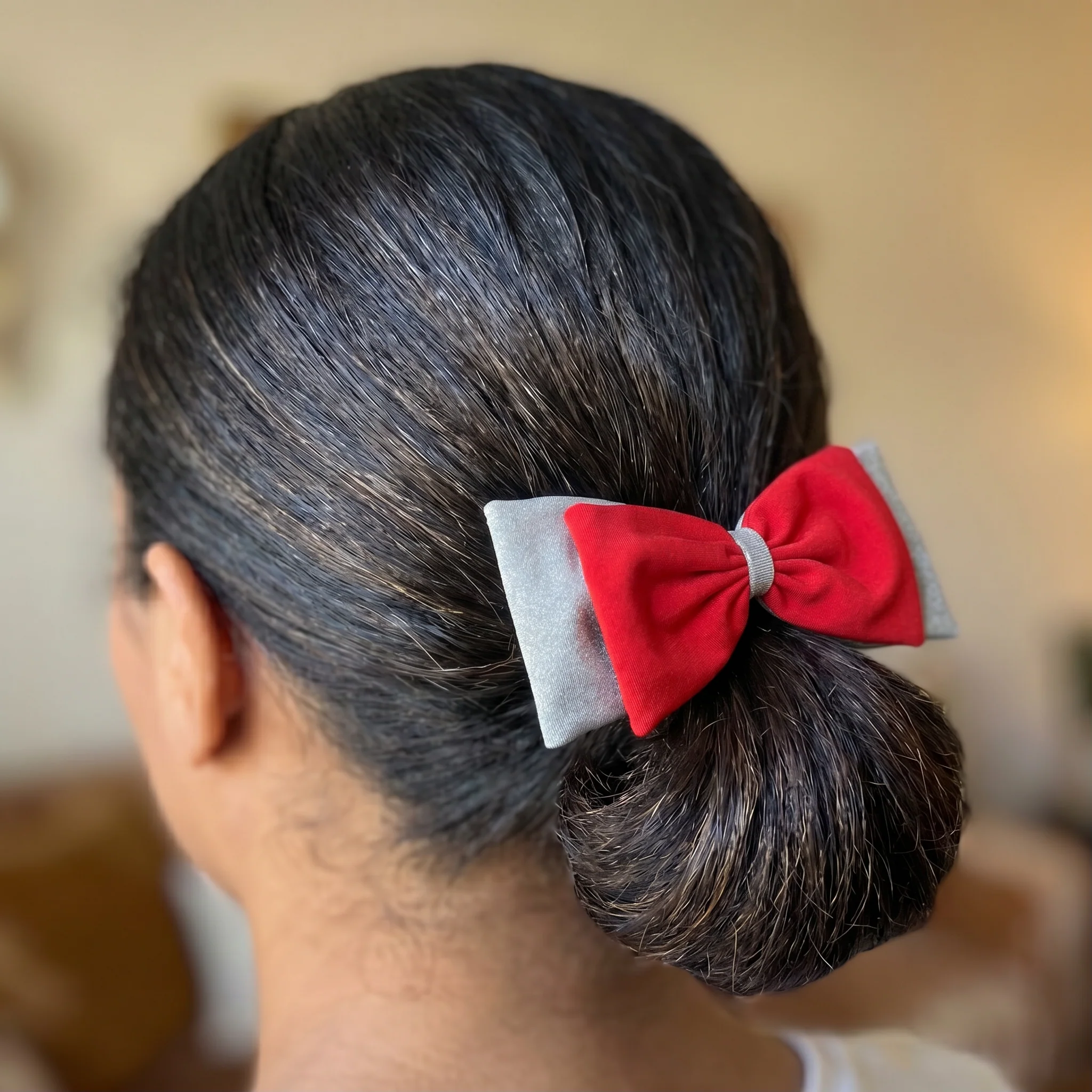 Pretty Bow Hair Clips | Nylon Alligator Hair Clips for Kids or Adults in 4 Colors - Image 10