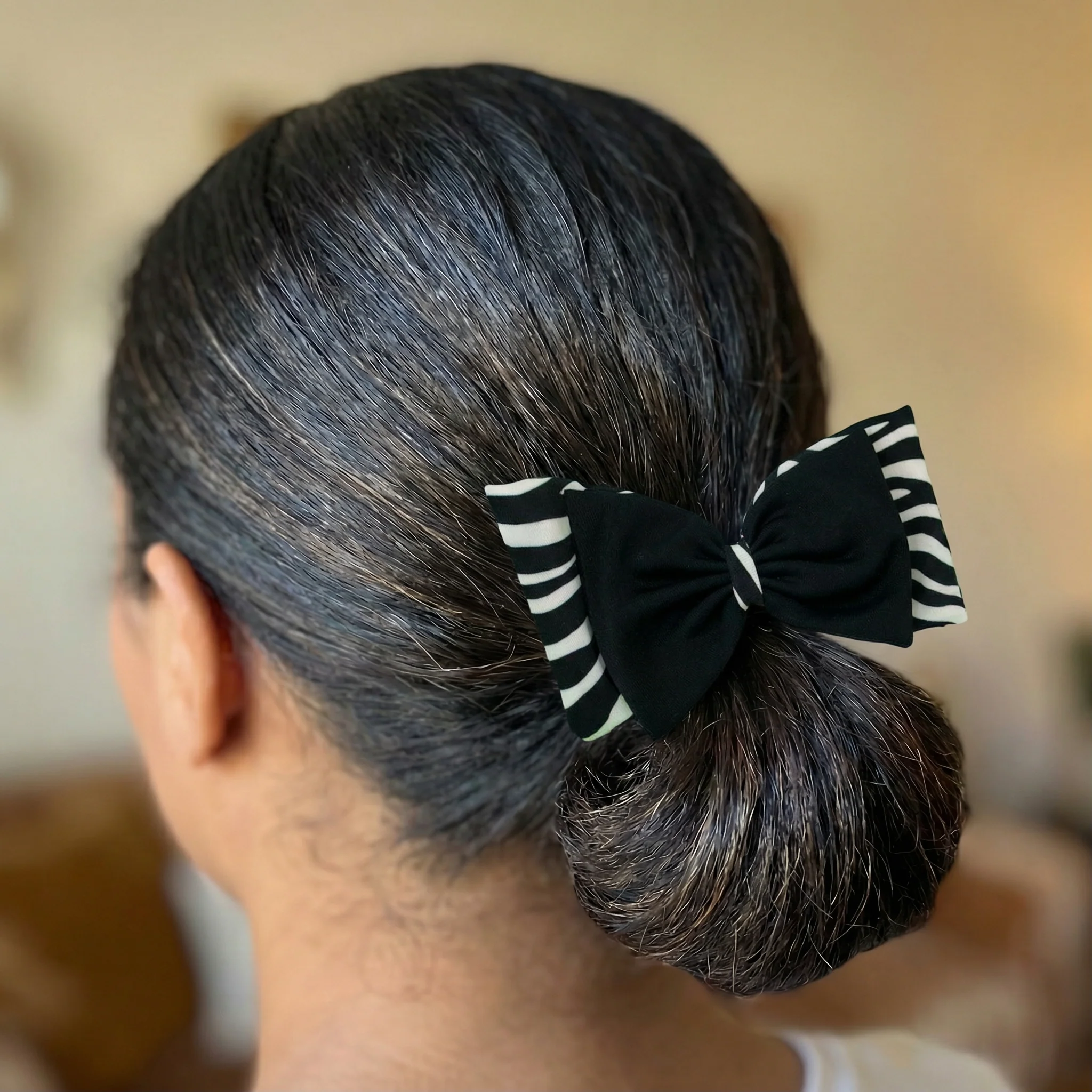 Pretty Bow Hair Clips | Nylon Alligator Hair Clips for Kids or Adults in 4 Colors - Image 13