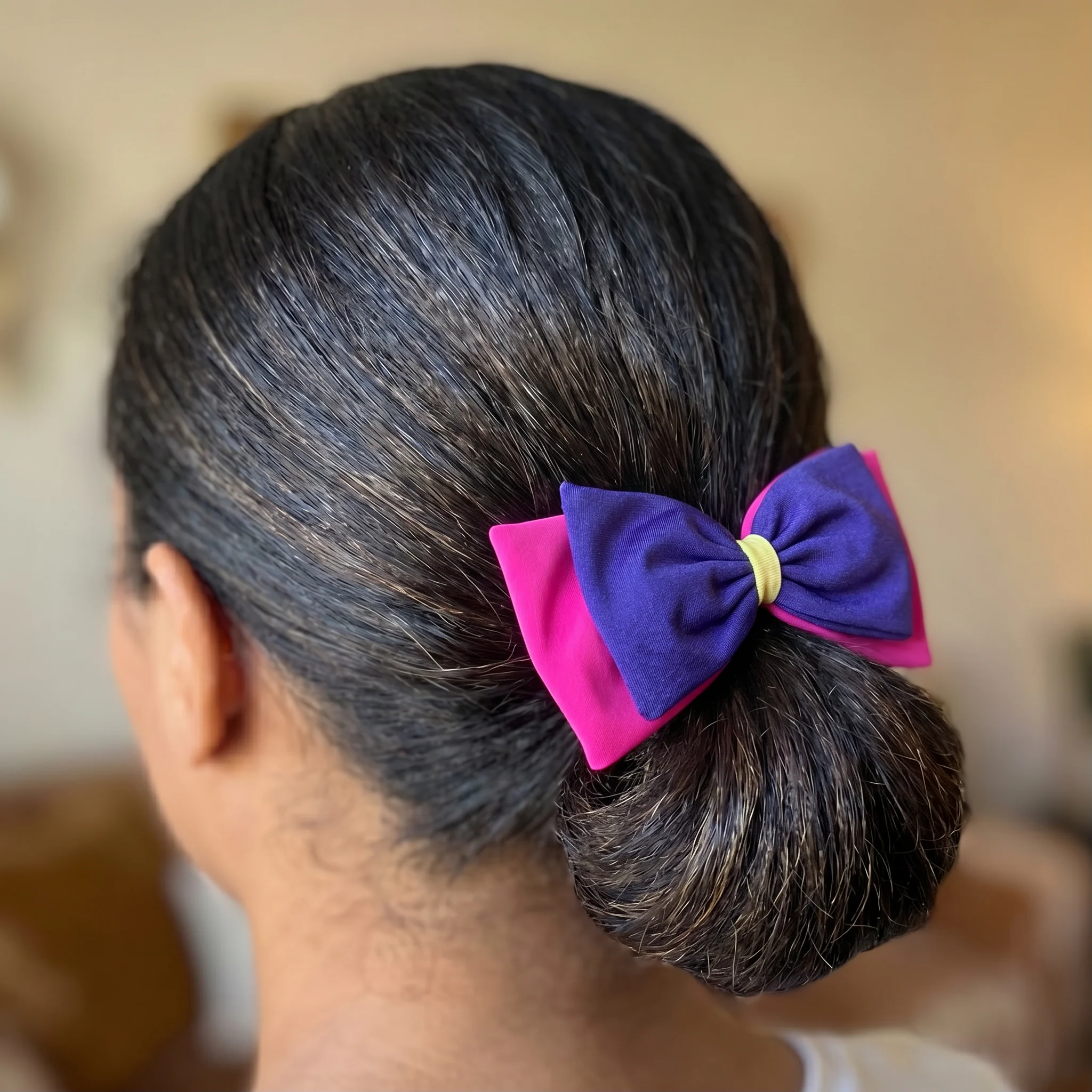 Pretty Bow Hair Clips | Nylon Alligator Hair Clips for Kids or Adults in 4 Colors - Image 16