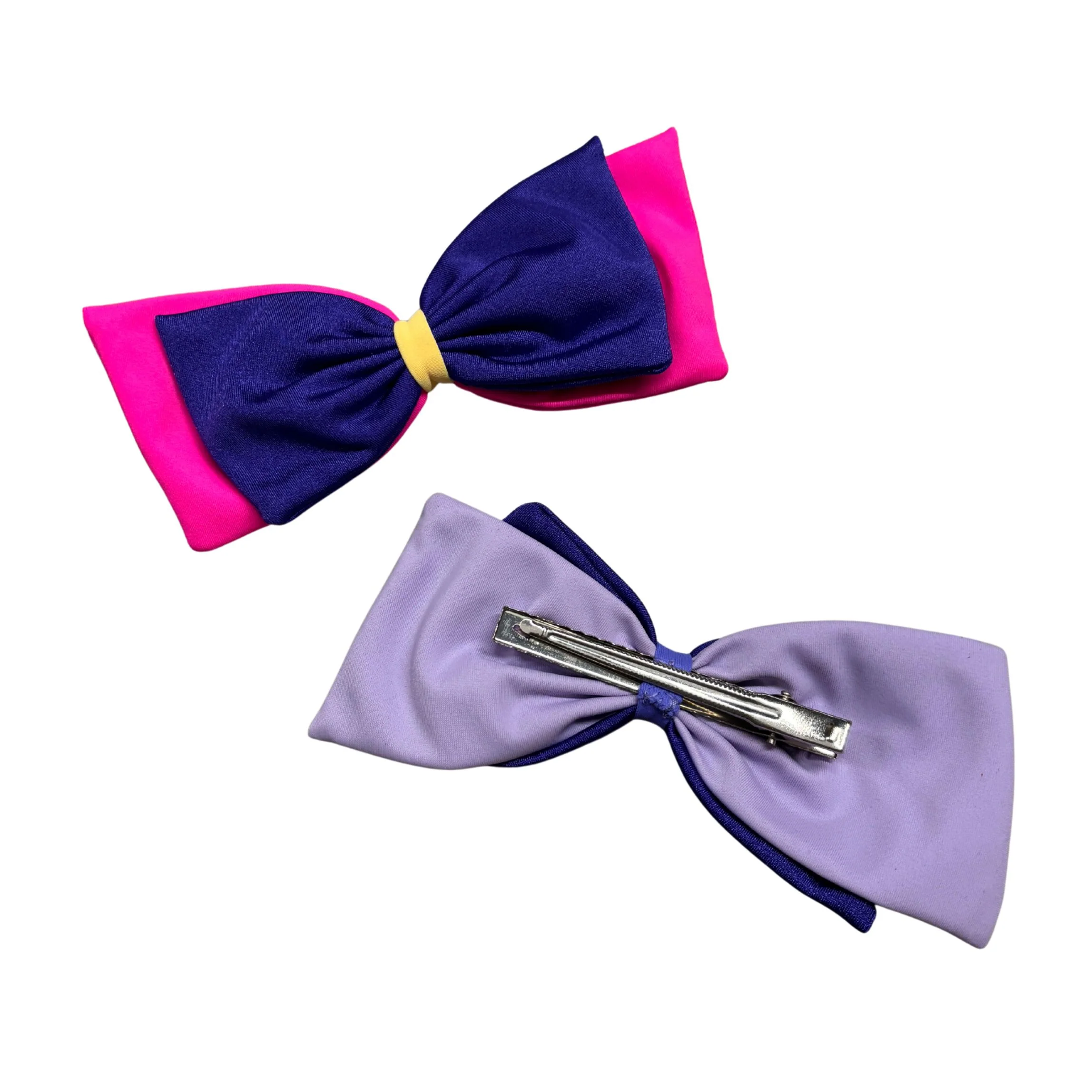 Pretty Bow Hair Clips | Nylon Alligator Hair Clips for Kids or Adults in 4 Colors - Image 4