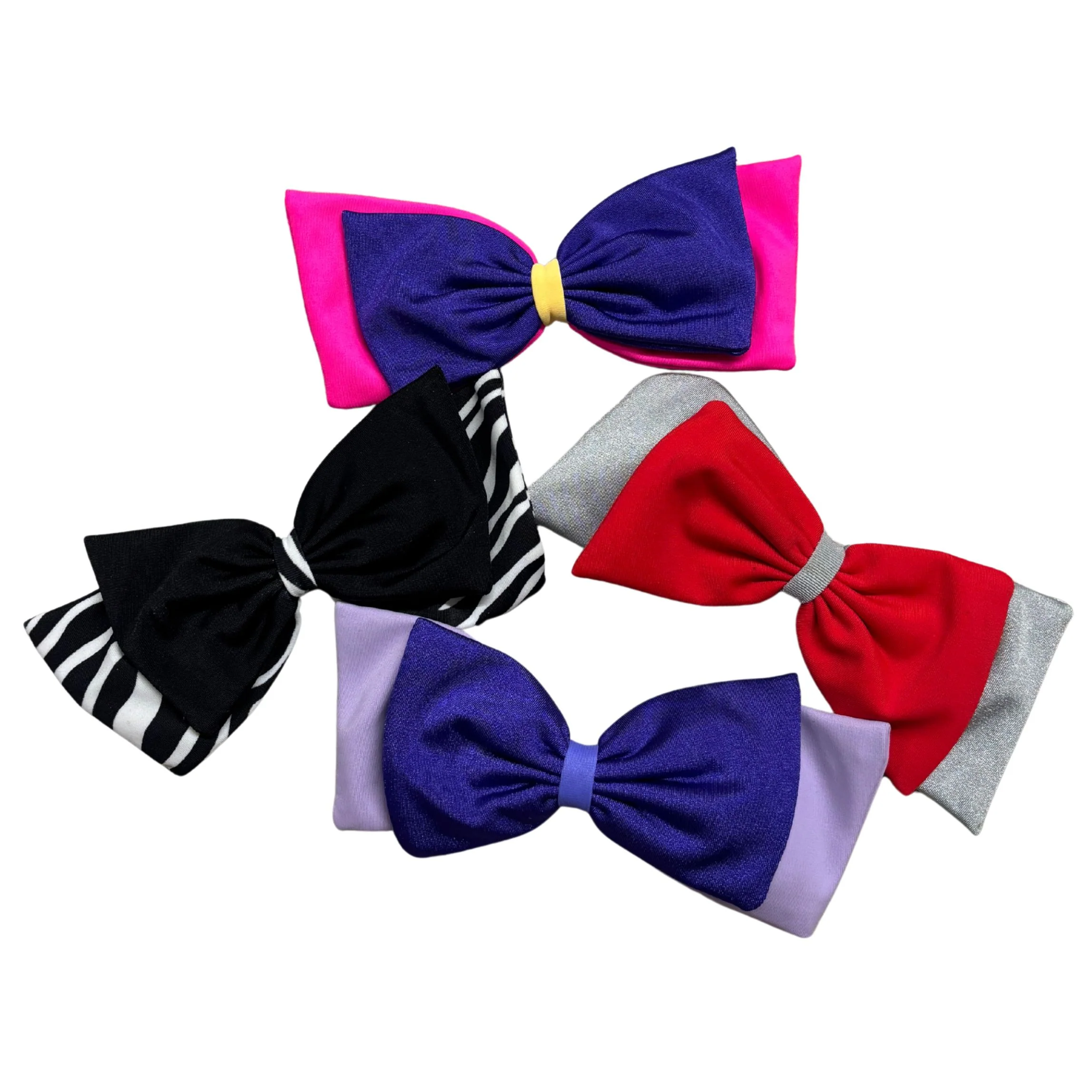 Pretty Bow Hair Clips | Nylon Alligator Hair Clips for Kids or Adults in 4 Colors - Image 6