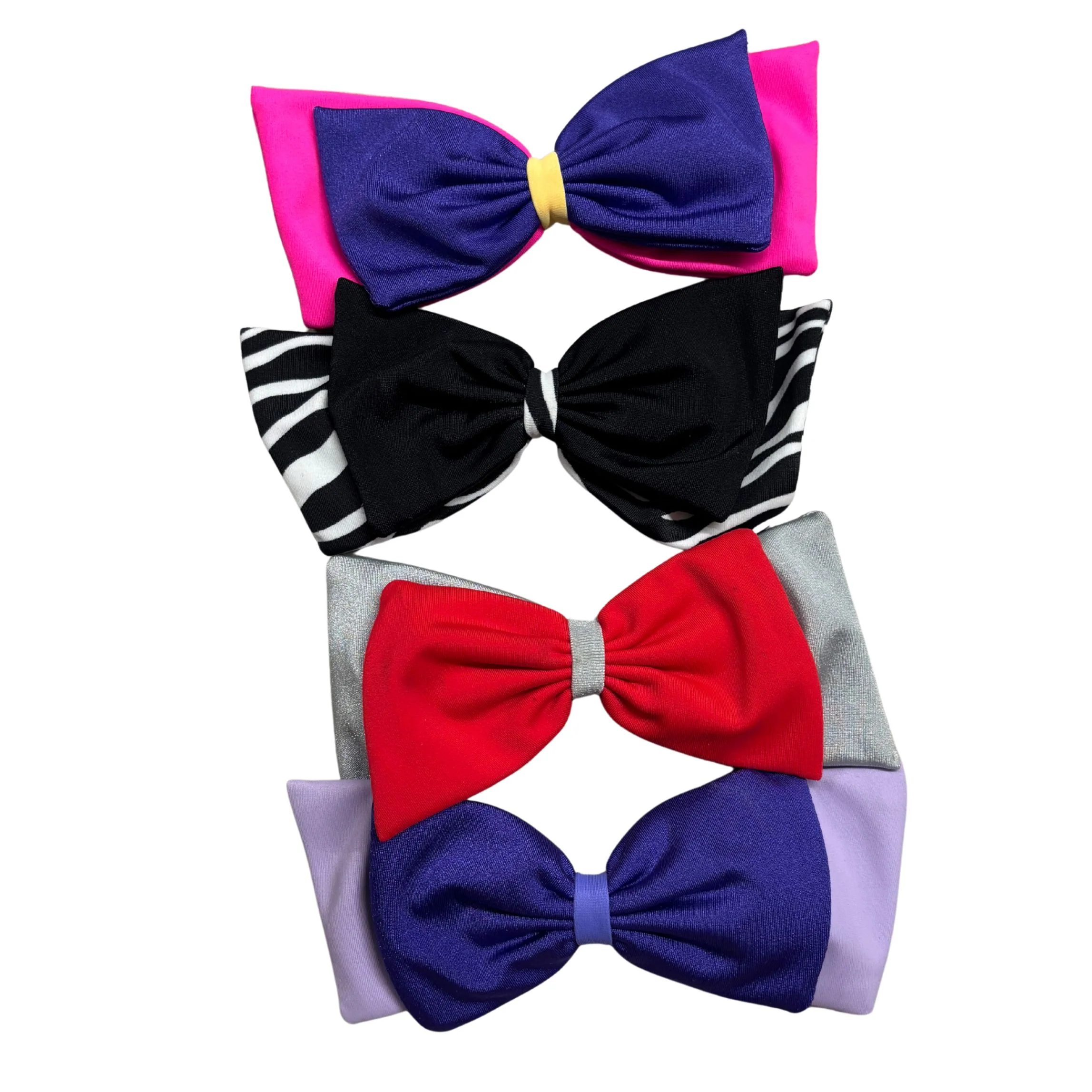 Pretty Bow Hair Clips | Nylon Alligator Hair Clips for Kids or Adults in 4 Colors - Image 7
