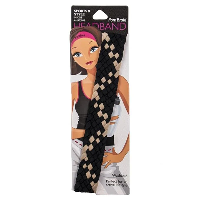 Stretchy Braid Headbands | Yoga Workout Headband Packs and Singles - Image 13