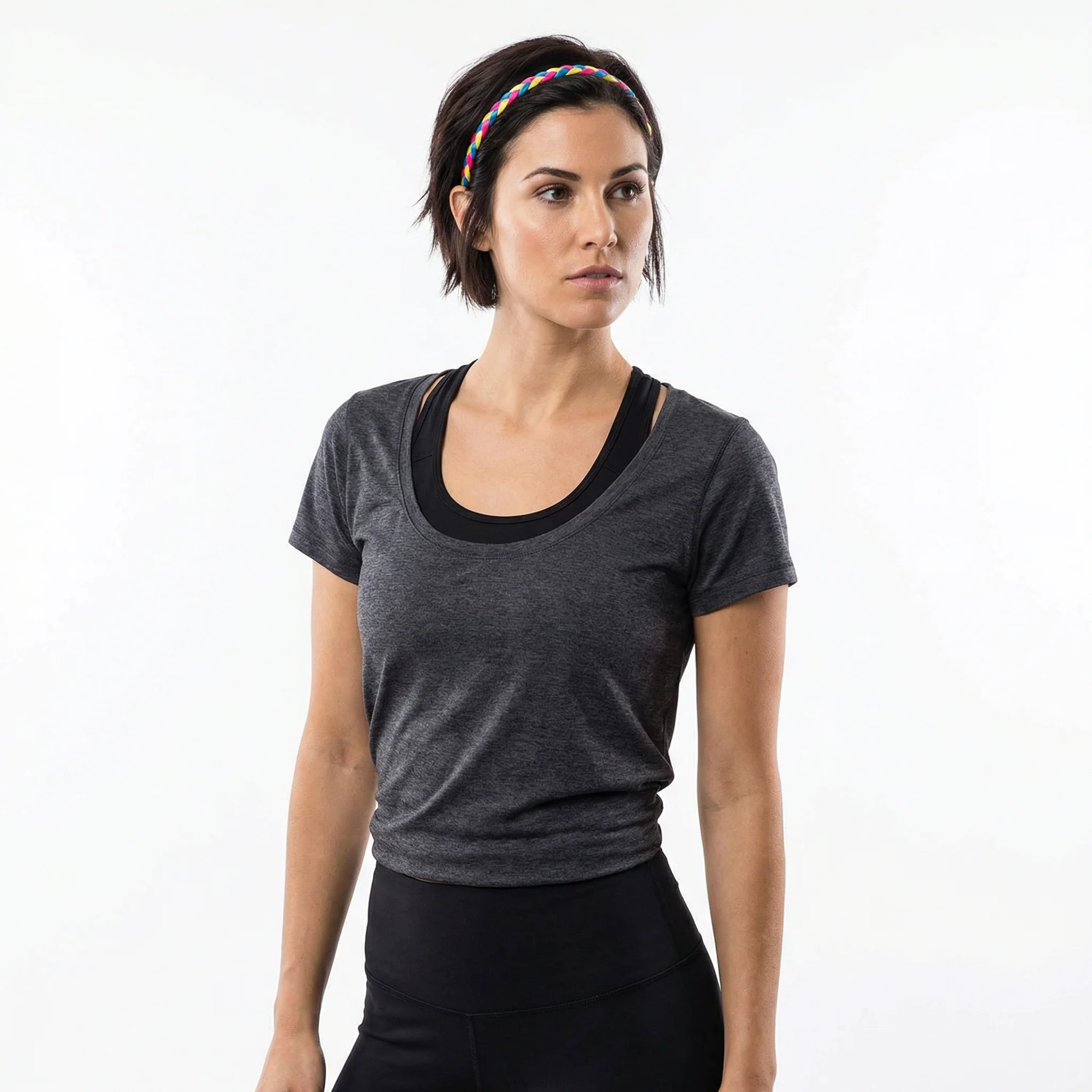 Stretchy Braid Headbands | Yoga Workout Headband Packs and Singles - Image 4