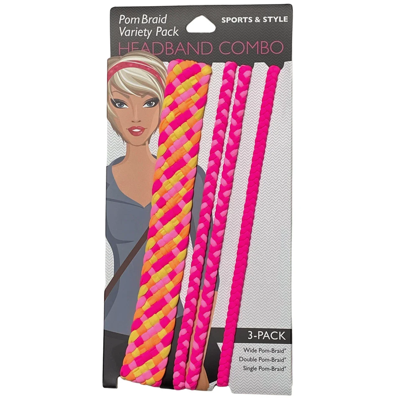 Stretchy Braid Headbands | Yoga Workout Headband Packs and Singles - Image 75