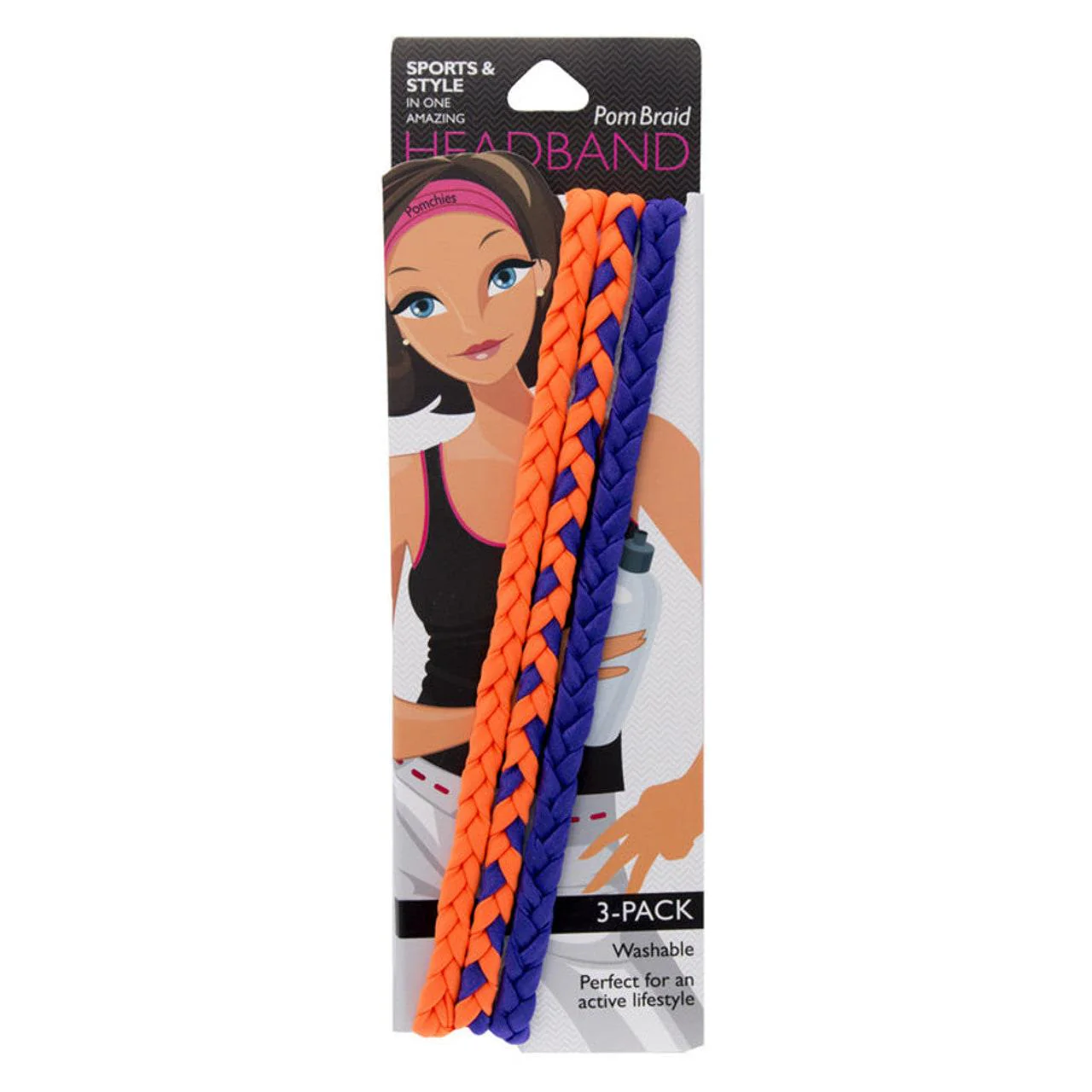 Stretchy Braid Headbands | Yoga Workout Headband Packs and Singles - Image 9
