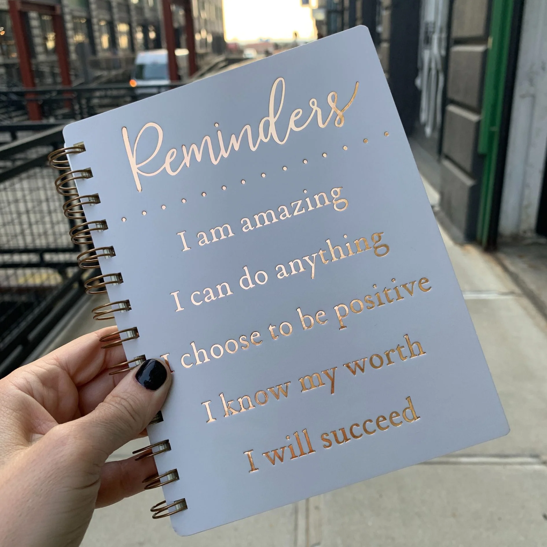 Positive Reminders - I Am Amazing Spiral Notebook | 5.75" x 7.50" | 120 Lined Pages - Image 7