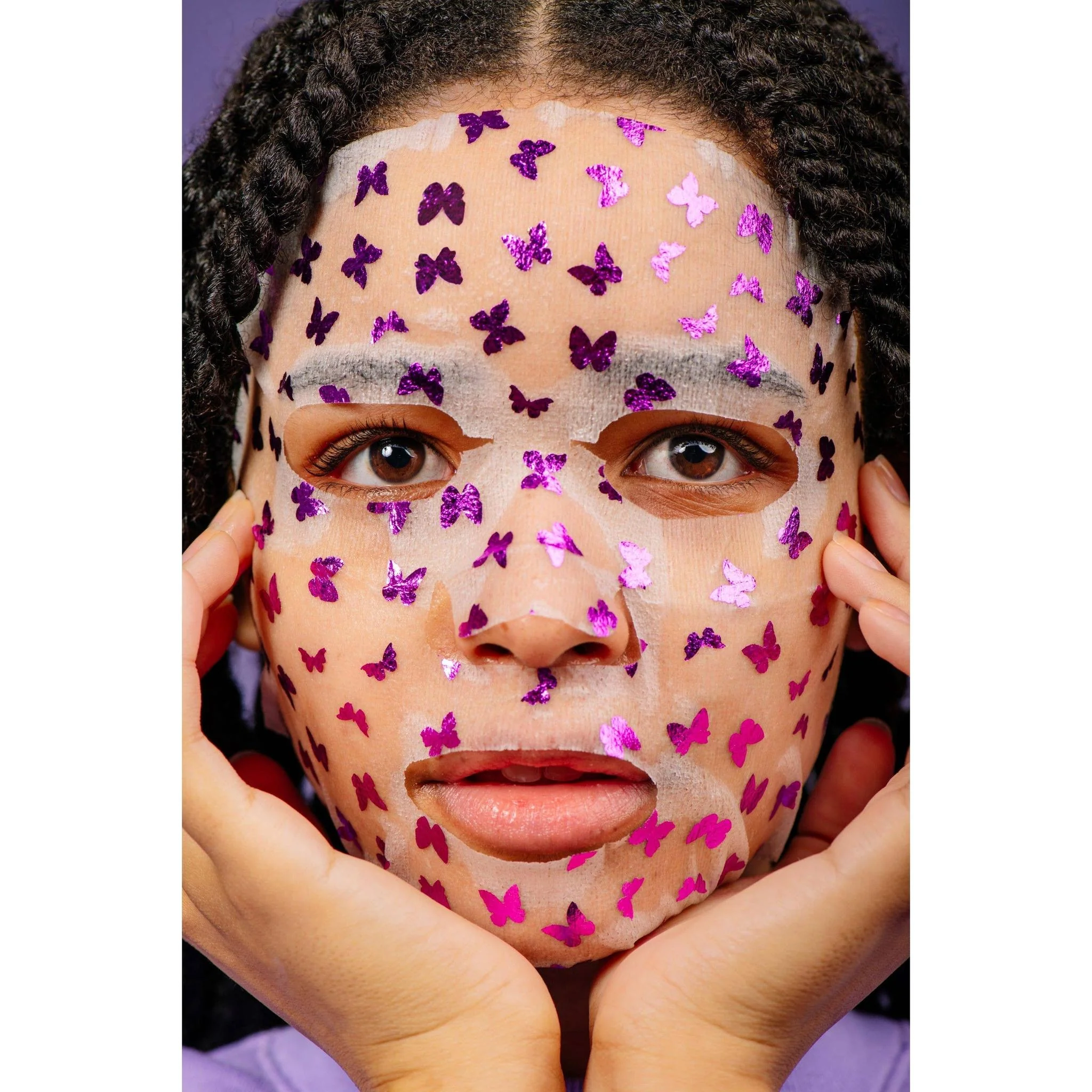 Power Hydrate Blossom Nectar Metallic Face Sheet Mask | Vegan South Korean Skincare - Image 2