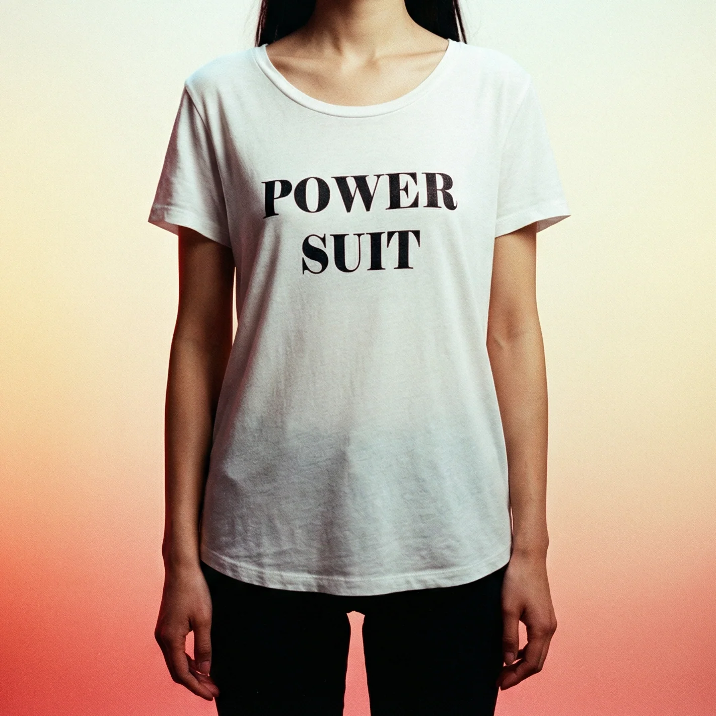 Power Suit Drapey Women's Tee [SIZE SM REMAINING] - Image 3