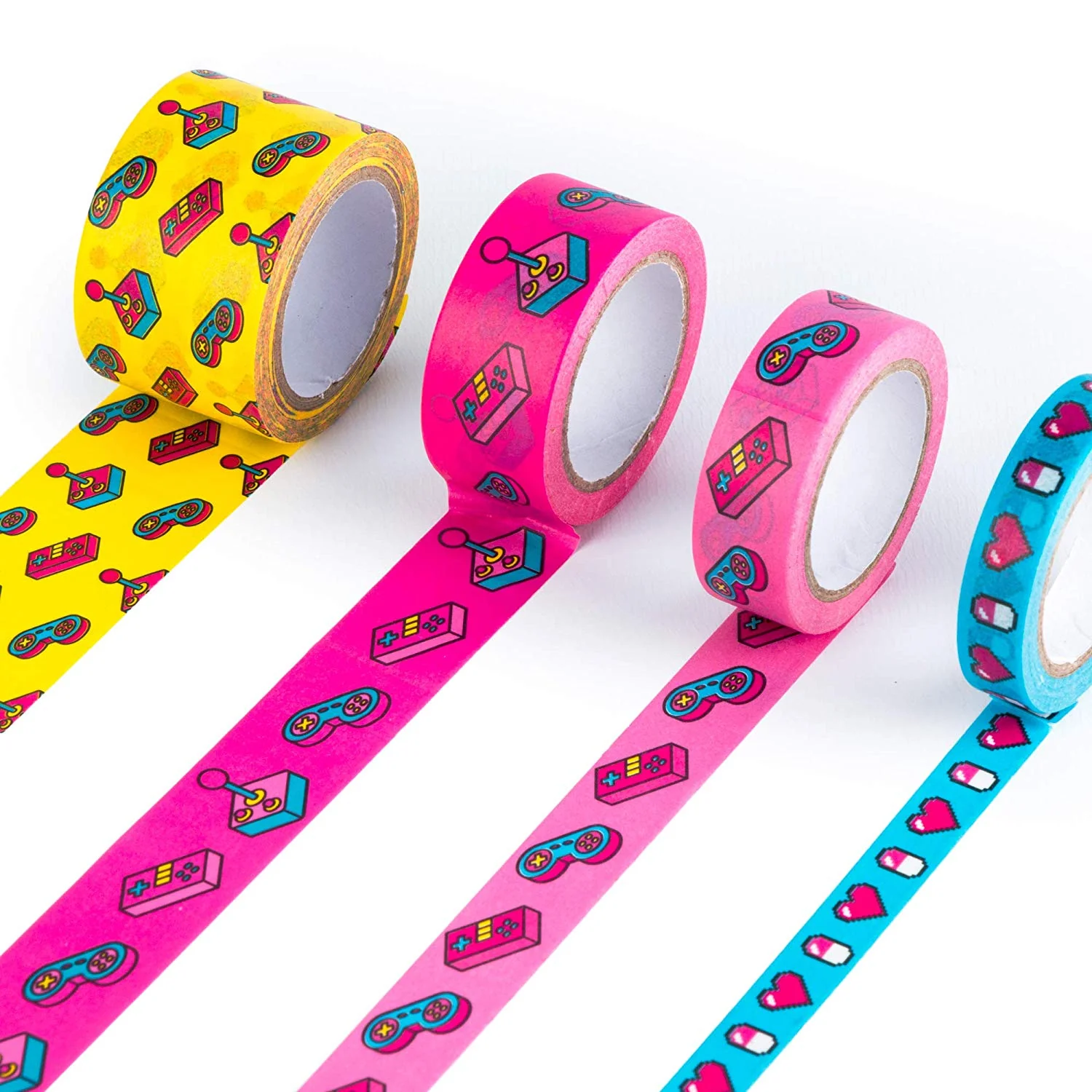 Power Up Decorative Washi Tape in Set of 4 | 90's Y2K Retro - Image 3