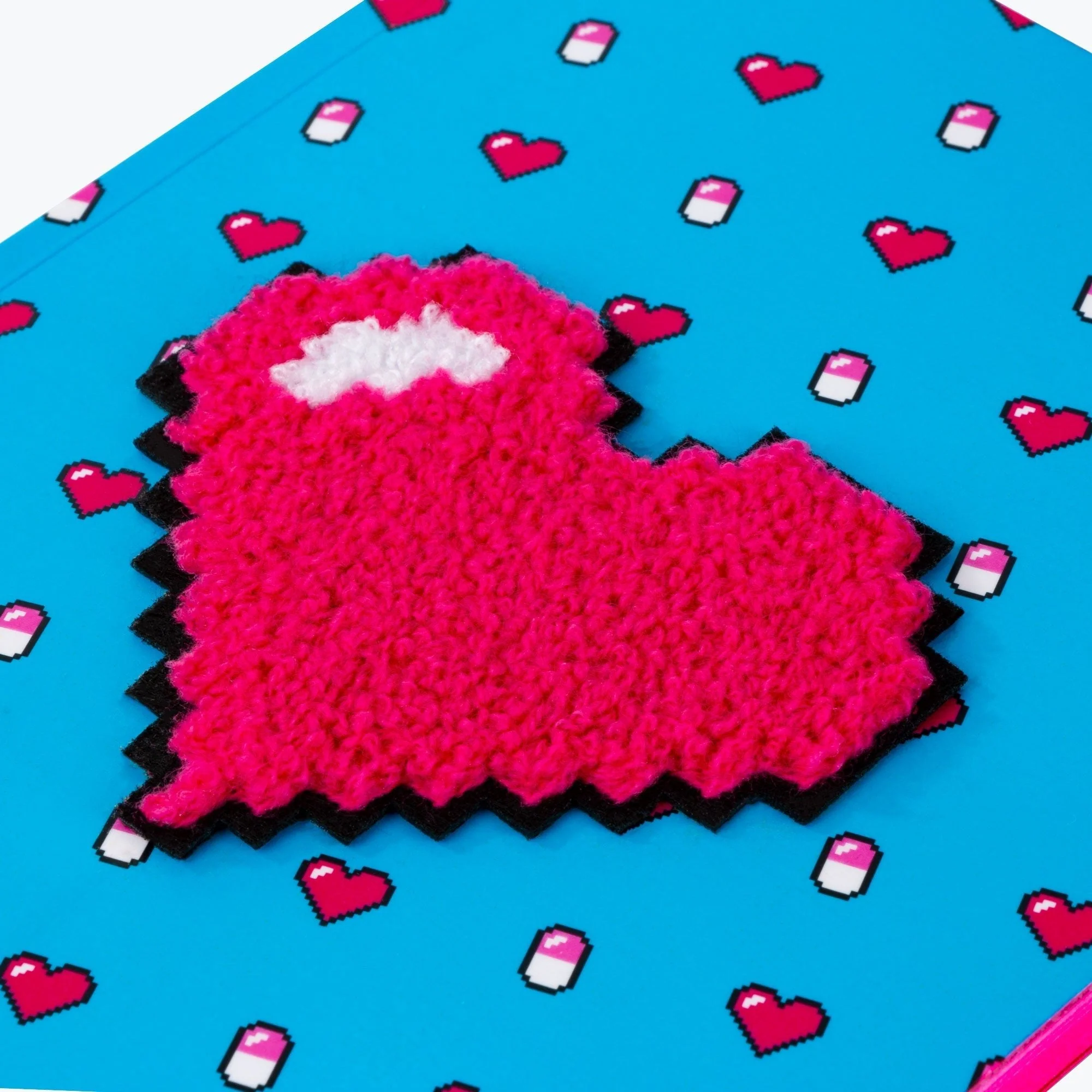 Power Up Pixelated Heart Notebook | 90's Retro - Image 2