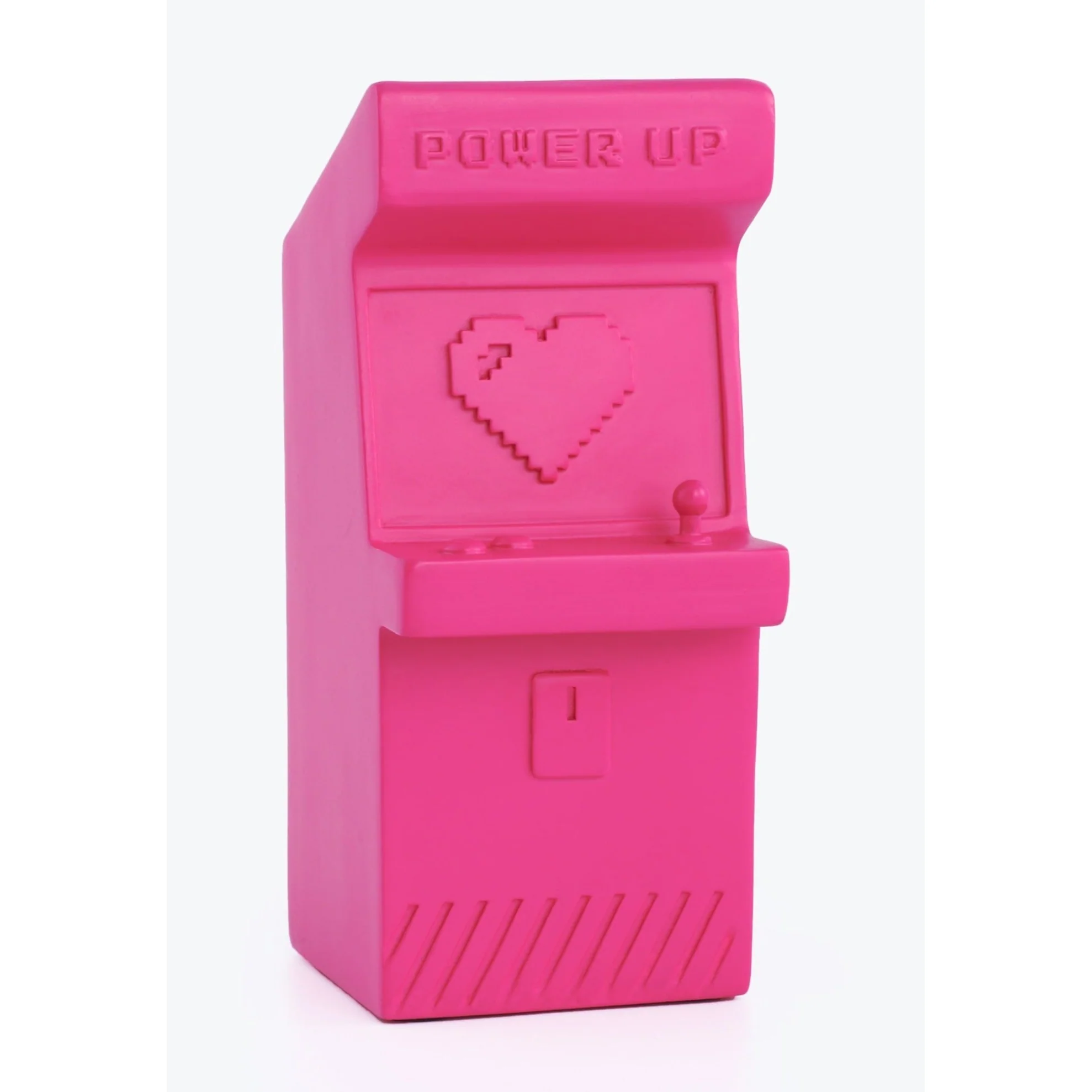 Power Up Retro Arcade Style Pen Pot | Pencil Cup in Hot Pink - Image 2