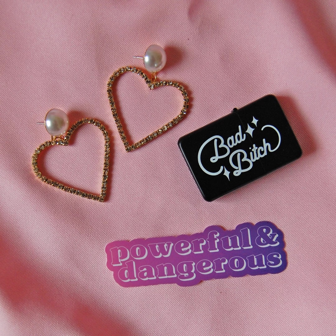 Powerful And Dangerous Sticker | Feminist Women Power Decal - Image 3