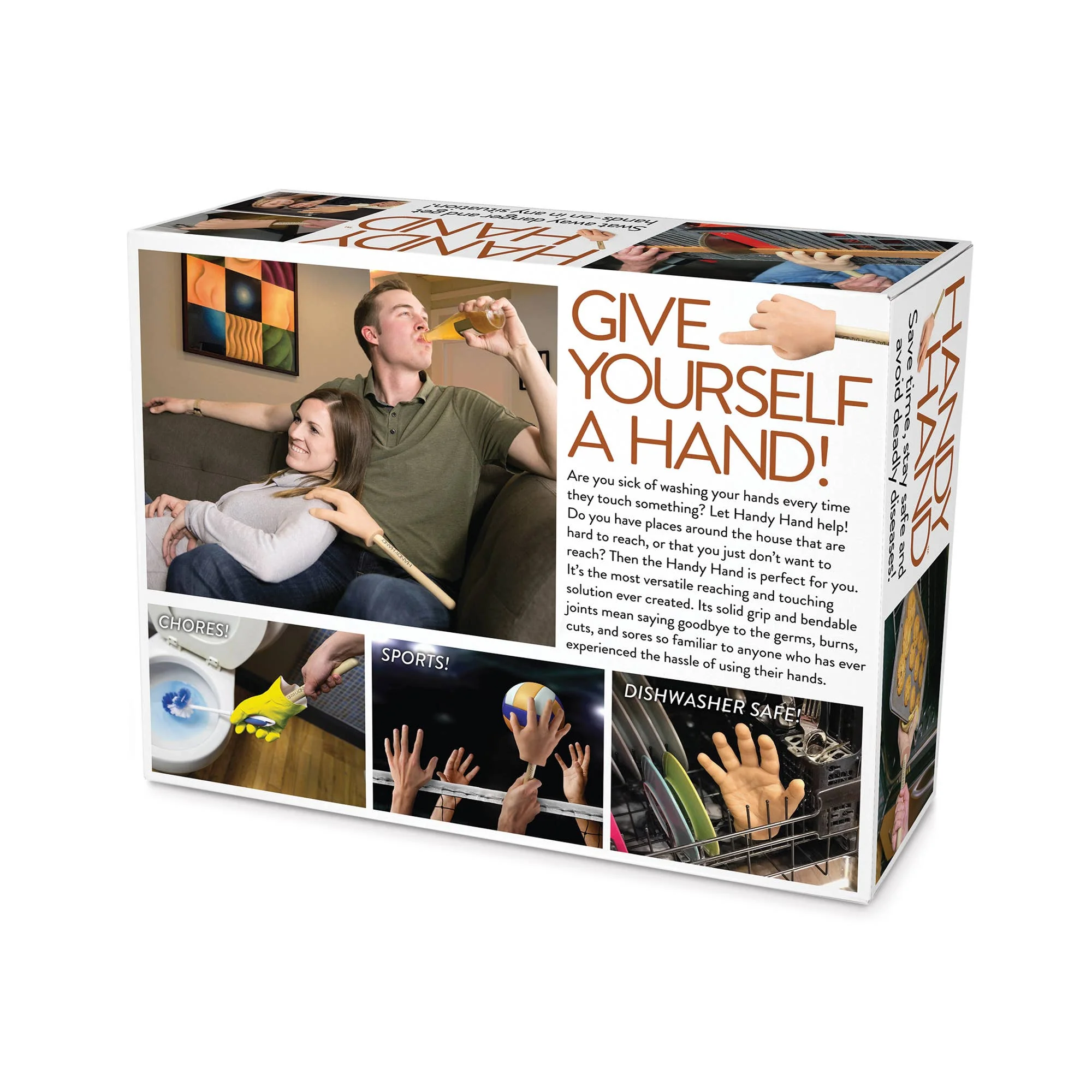 Prank Gift Box Handy Hand | Funny Empty Gag Packaging for Real Gifts - Image 3
