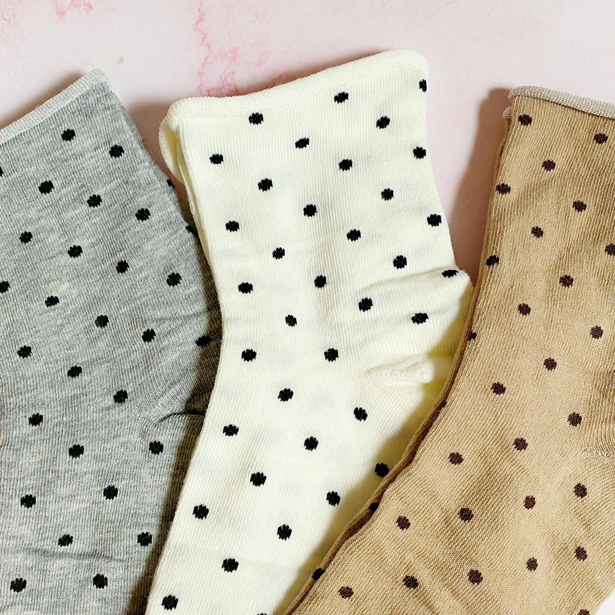 Precious Polka Dot Socks – Set of 3 Coordinating Pairs - Image 4