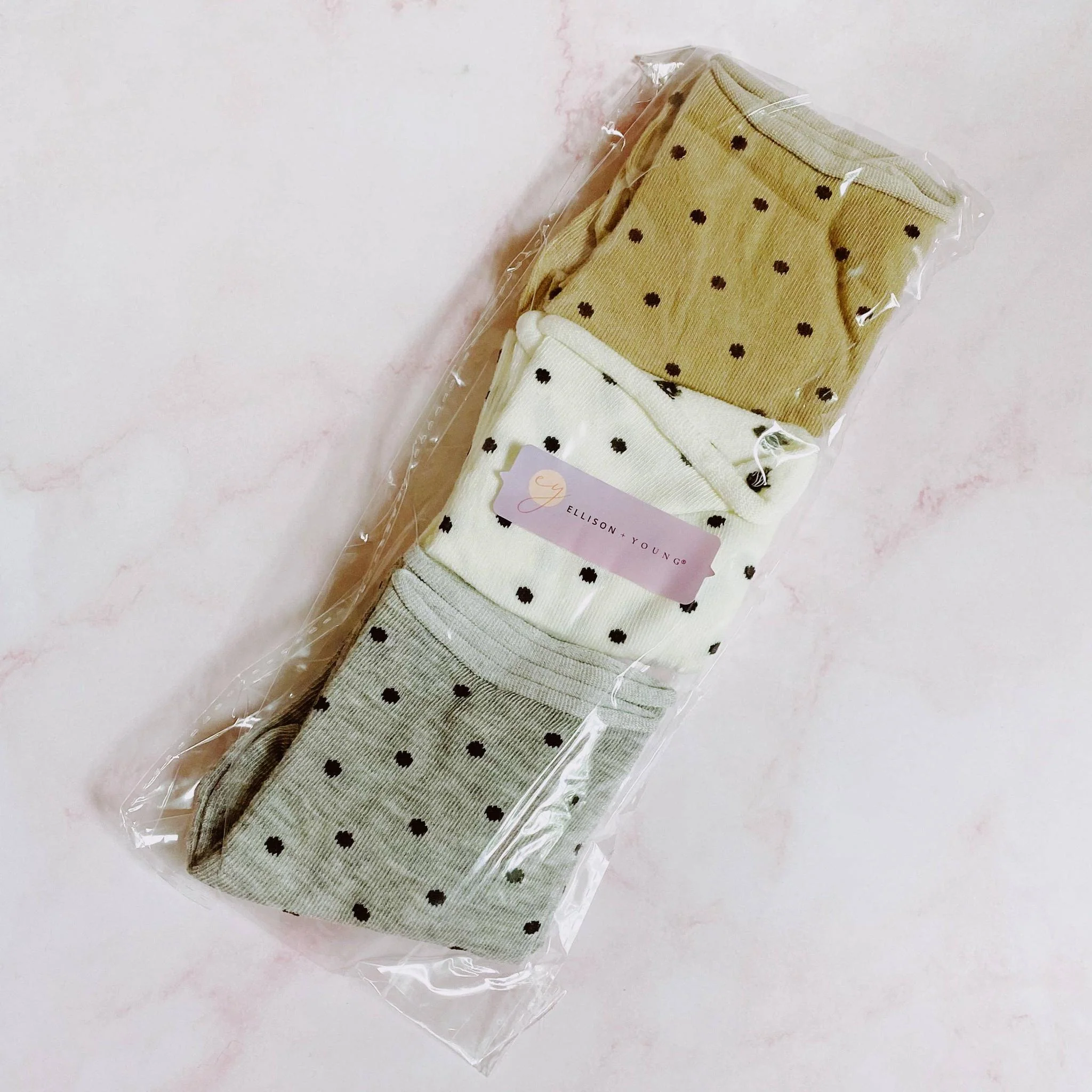 Precious Polka Dot Socks – Set of 3 Coordinating Pairs - Image 7