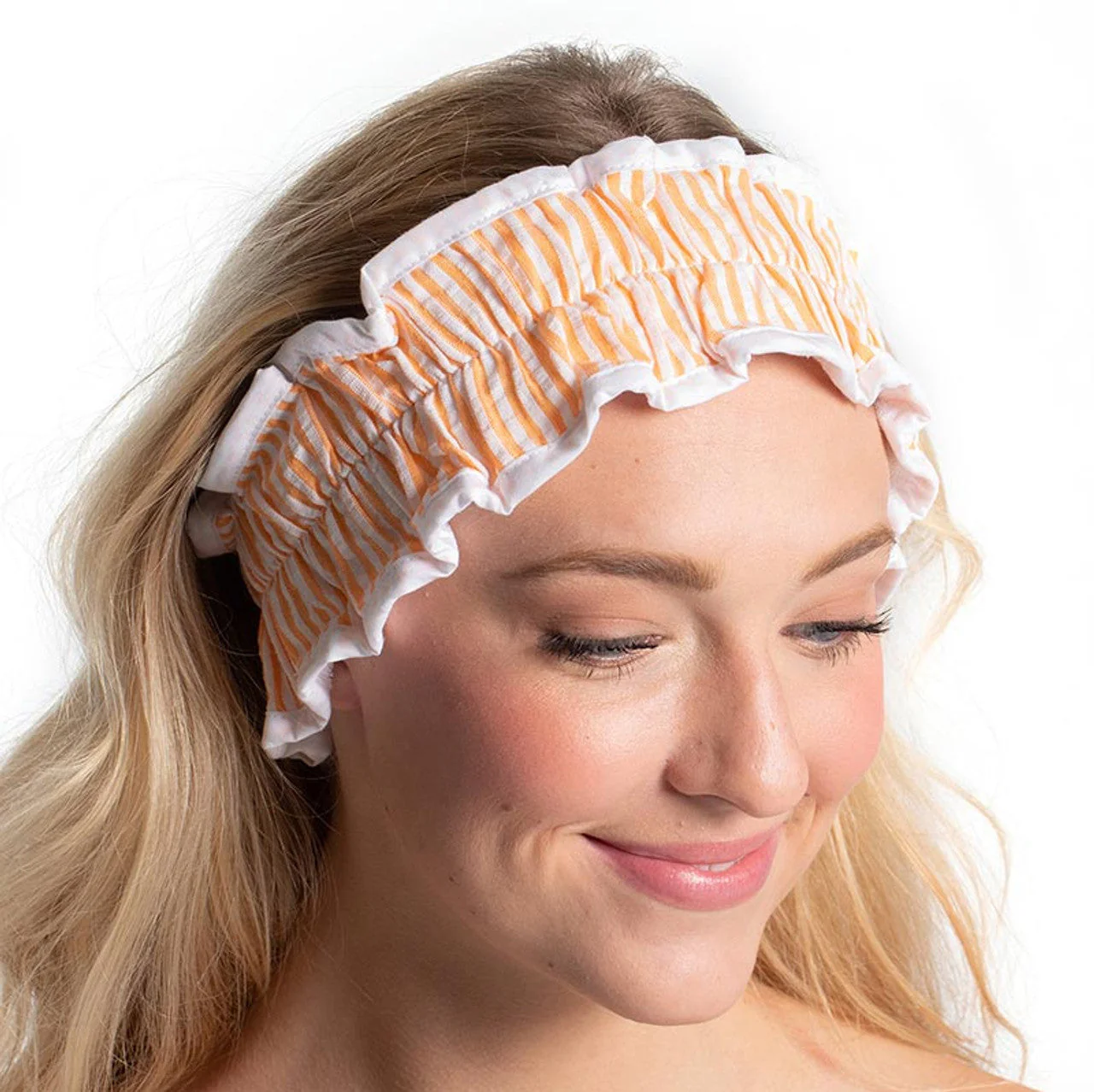 Pretty Seersucker Spa Headbands | Cozy Hair Bands For Makeup and Skincare - Image 25