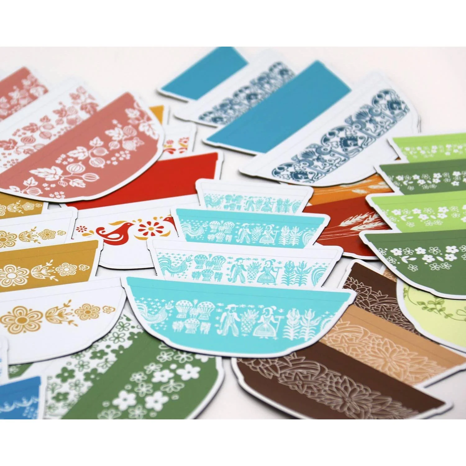 Pyrex-Inspired Mixing Bowl Stack Magnet | Retro Vintage Fridge Magnet - Image 6