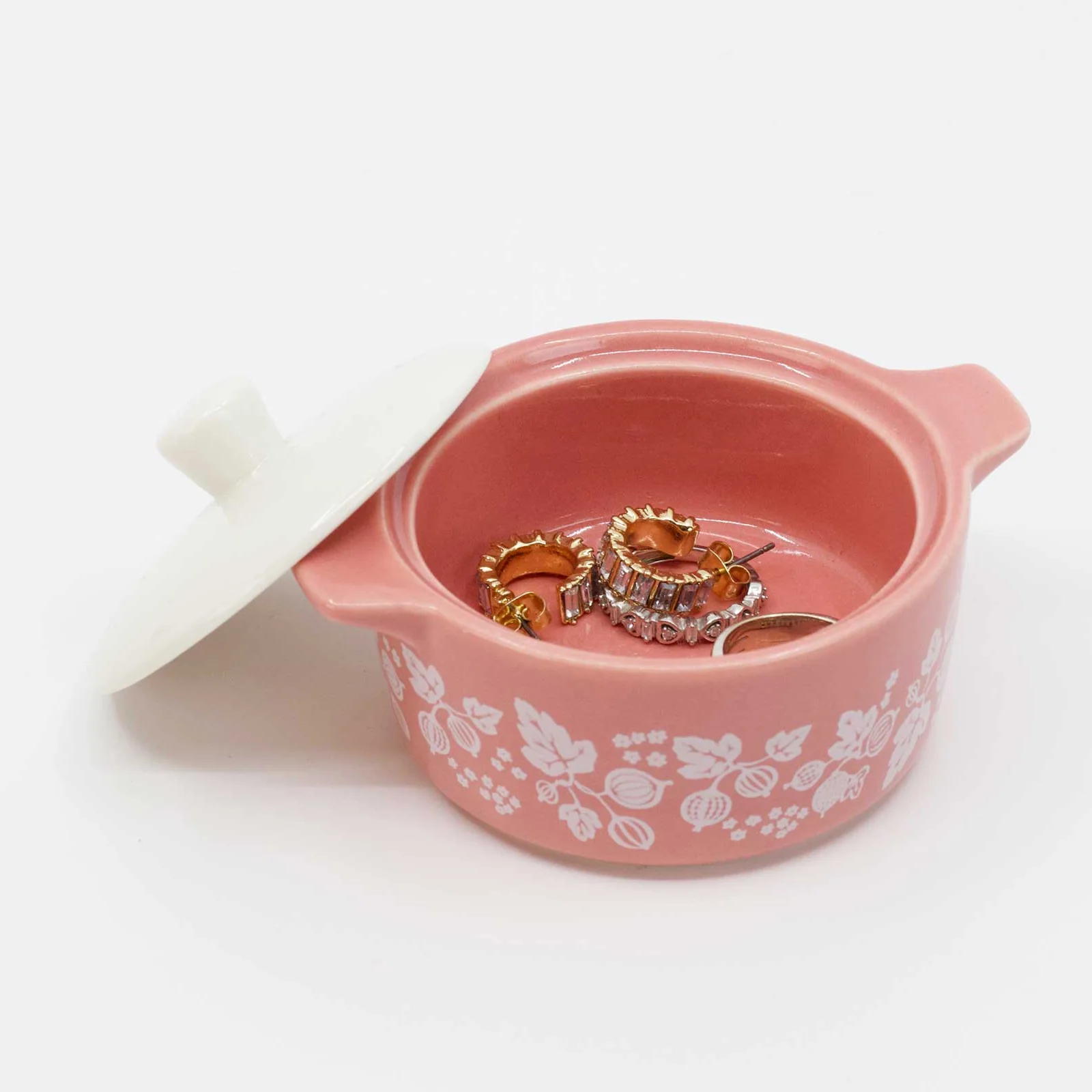 Pyrex-Inspired Casserole Ceramic Trinket Box | Retro Vintage Kitchen Keepsake - Image 11
