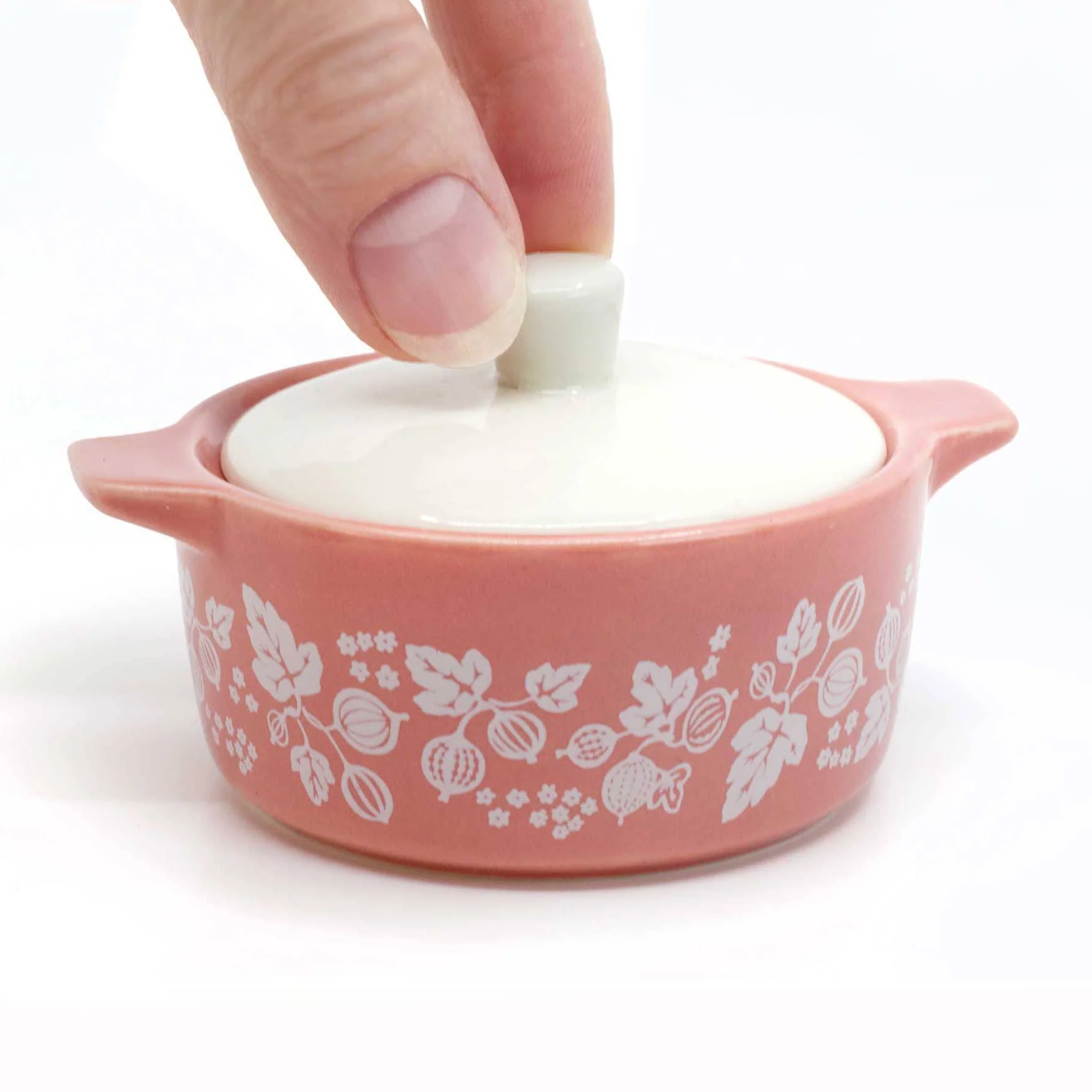 Pyrex-Inspired Casserole Ceramic Trinket Box | Retro Vintage Kitchen Keepsake - Image 12