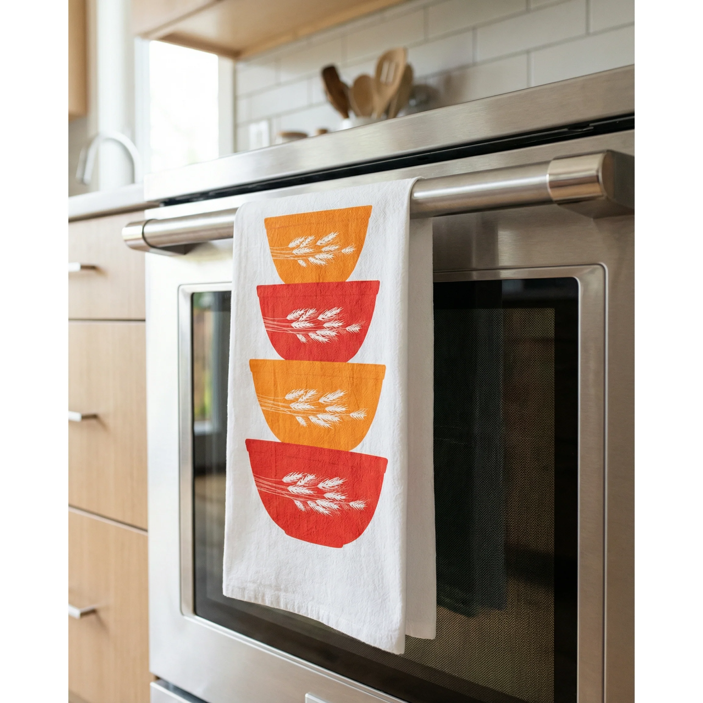 Pyrex-Inspired Cotton Tea Towel | Retro Vintage Kitchen Dish Towel Gift - Image 12