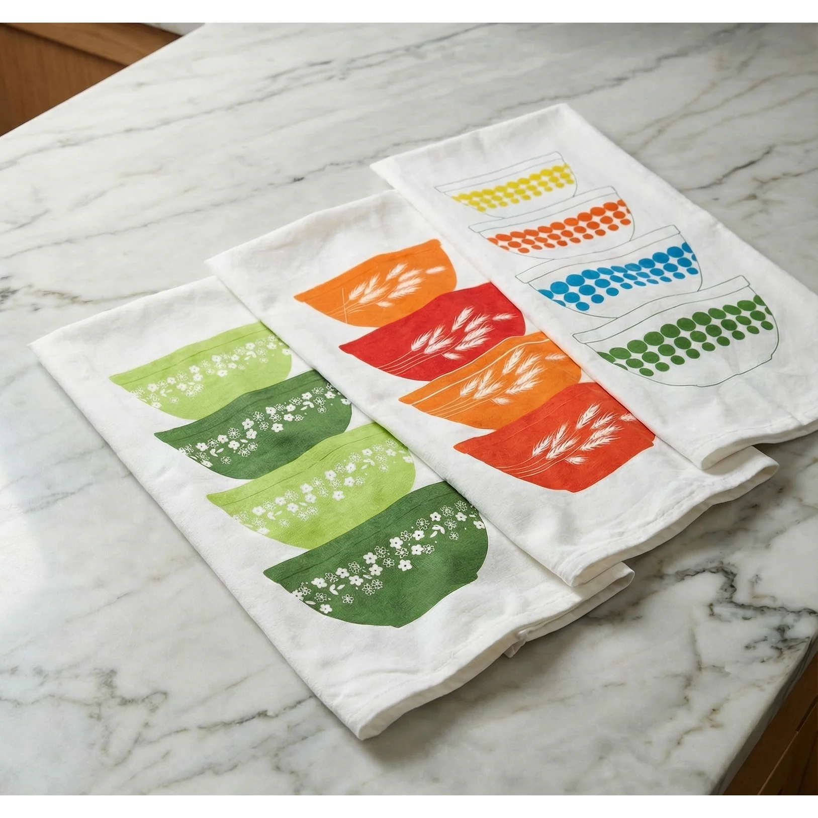 Pyrex-Inspired Cotton Tea Towel | Retro Vintage Kitchen Dish Towel Gift - Image 23