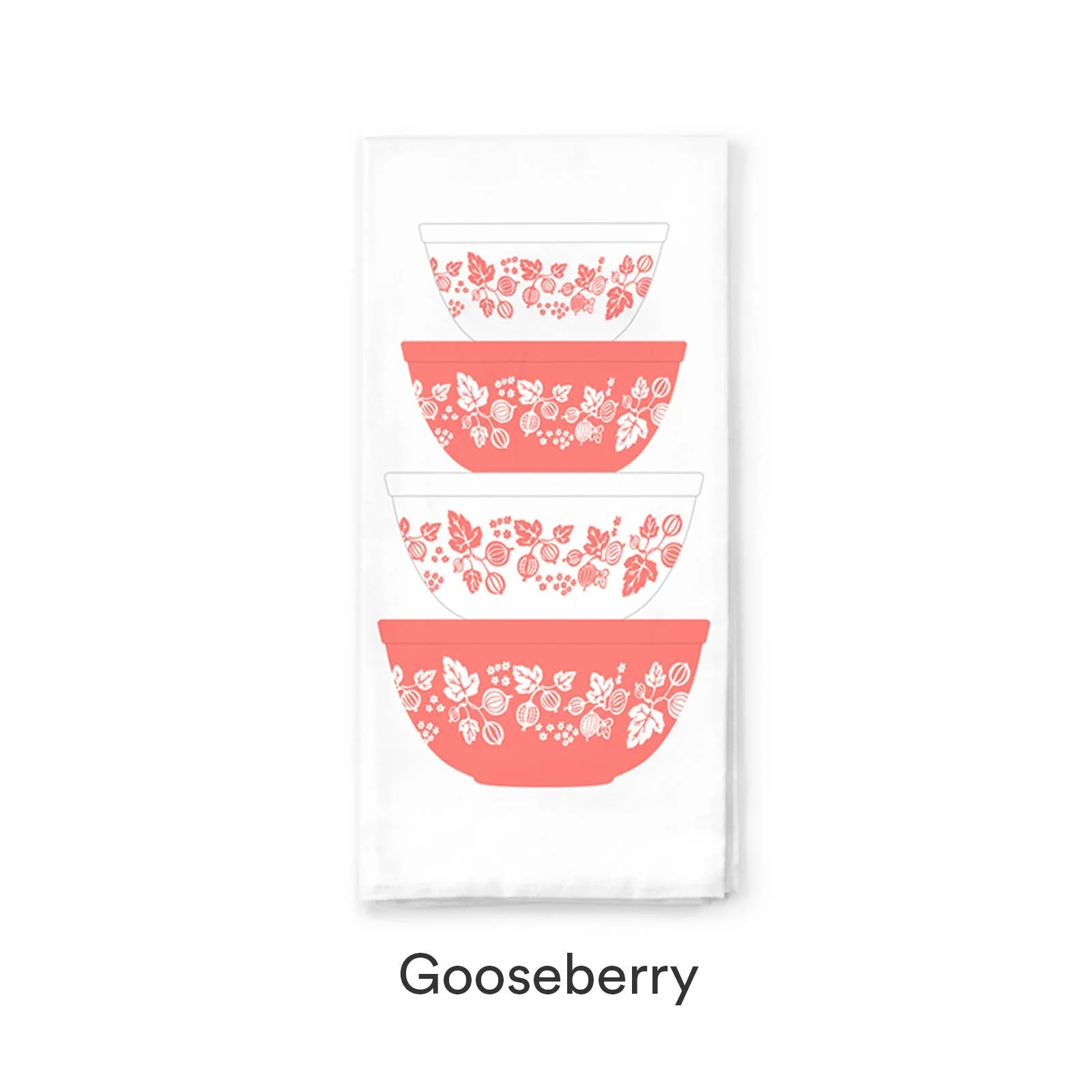Pyrex-Inspired Cotton Tea Towel | Retro Vintage Kitchen Dish Towel Gift - Image 3