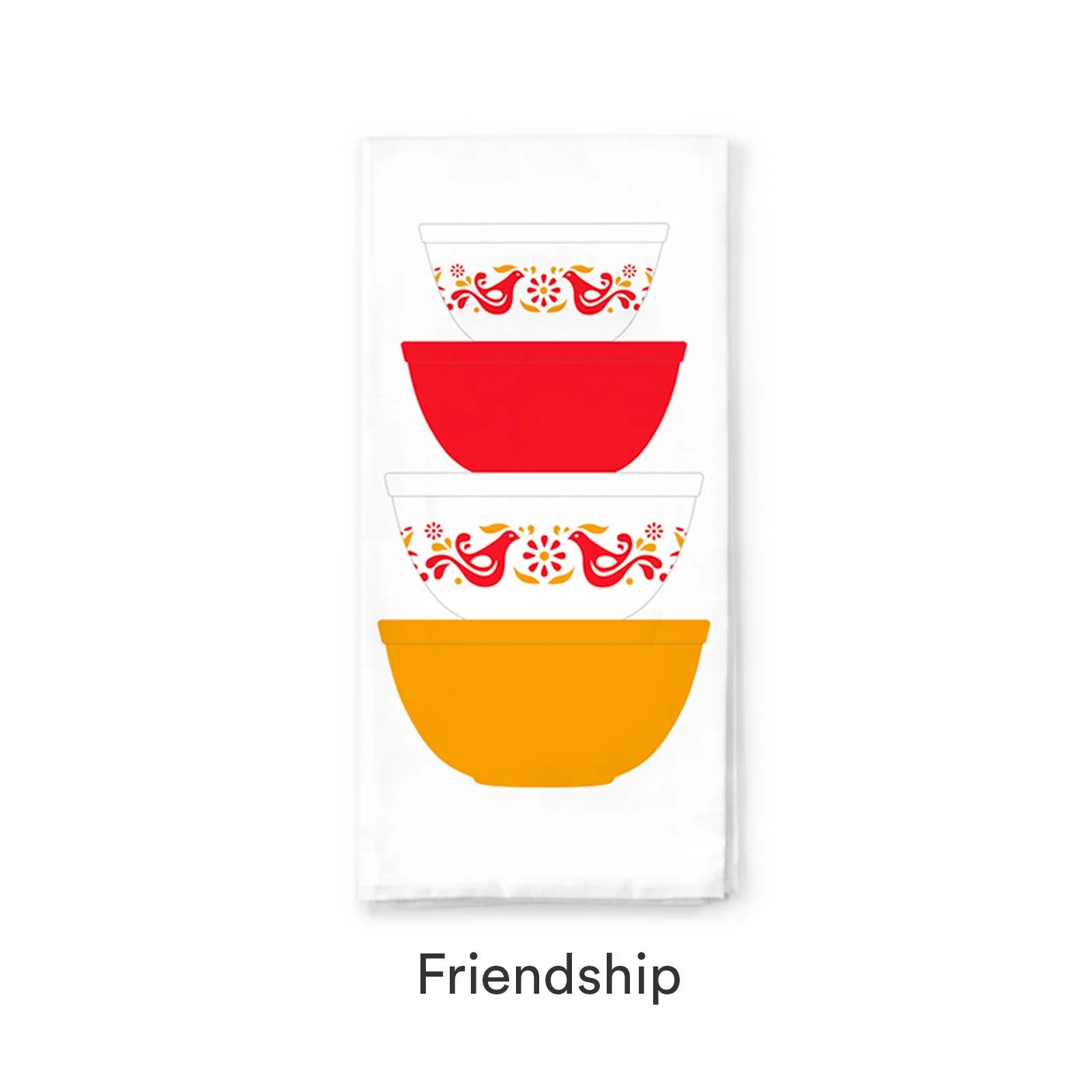Pyrex-Inspired Cotton Tea Towel | Retro Vintage Kitchen Dish Towel Gift - Image 7