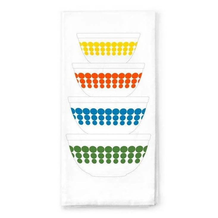 Pyrex-Inspired Cotton Tea Towel | Retro Vintage Kitchen Dish Towel Gift - Image 8