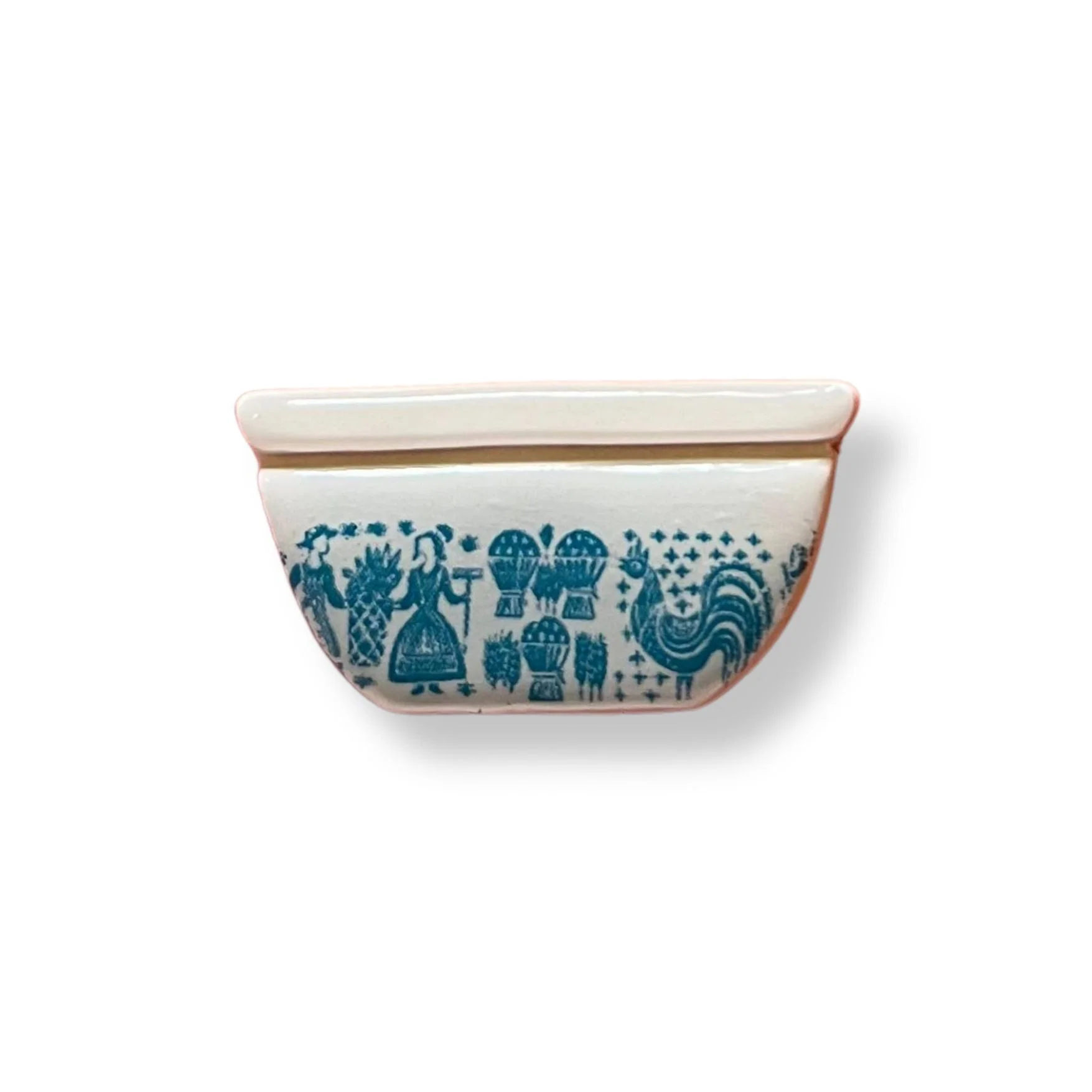 Handmade Pyrex Dish Tiny Magnets in Various Styles | Historic Prints on Polymer Clay - Image 10